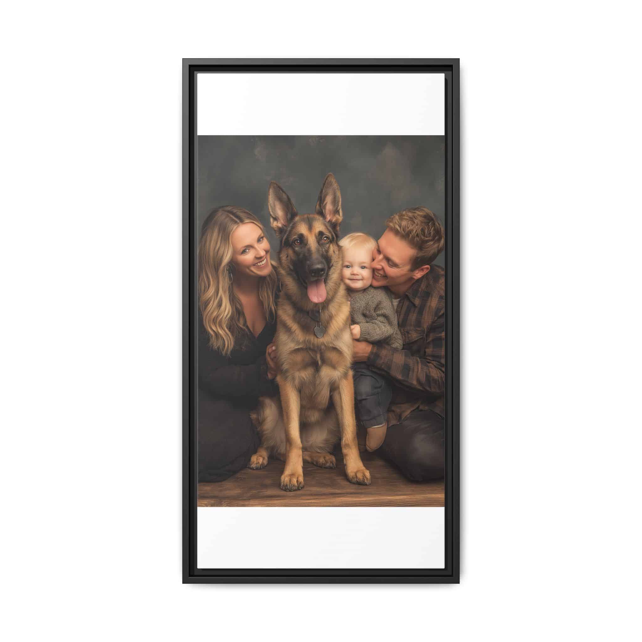 Personalized Framed Family Canvas Wall Art Vertical Multiple Sizes Available - Image 217