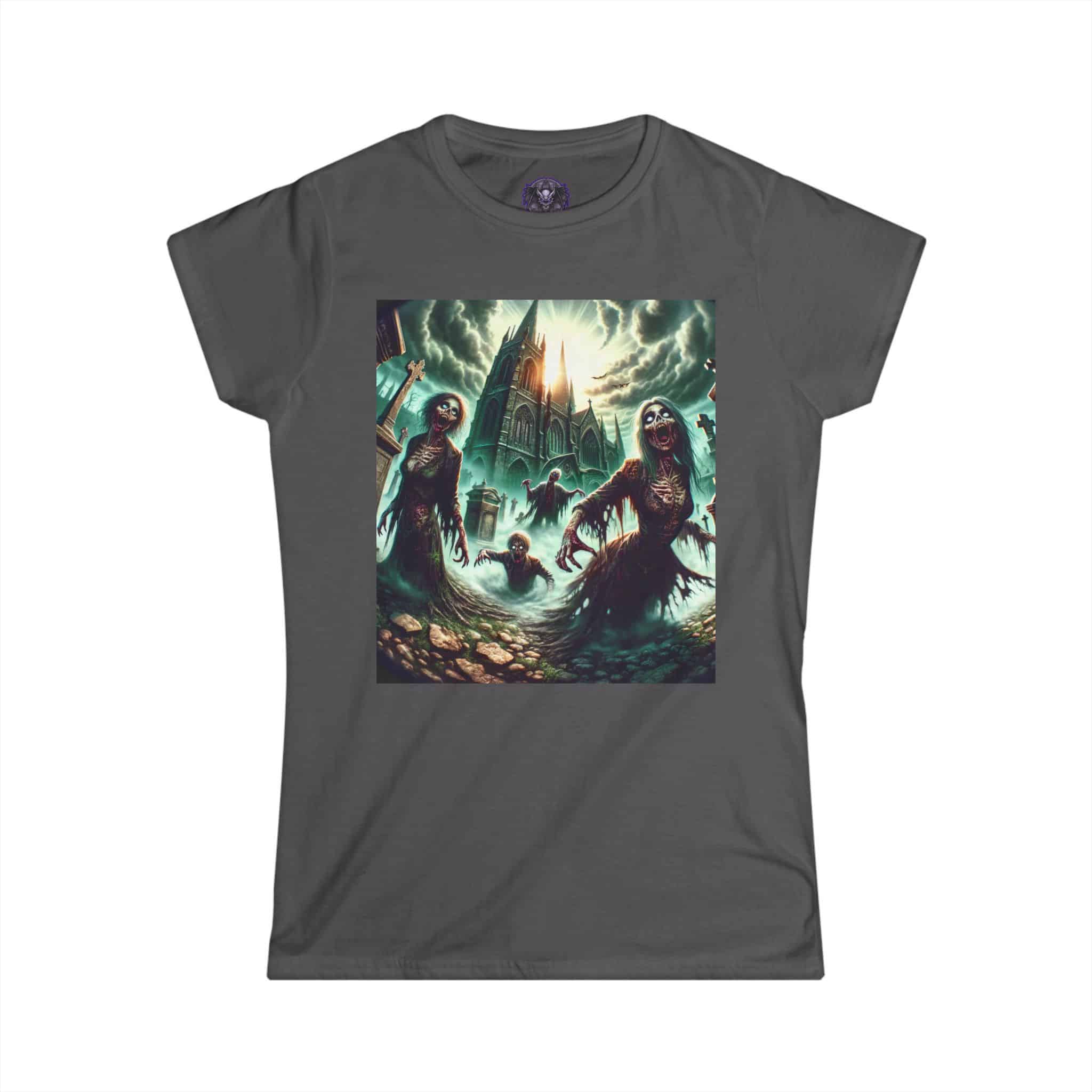 Zombies Emerge #DZ-002 Women's Softstyle Tee - Image 25