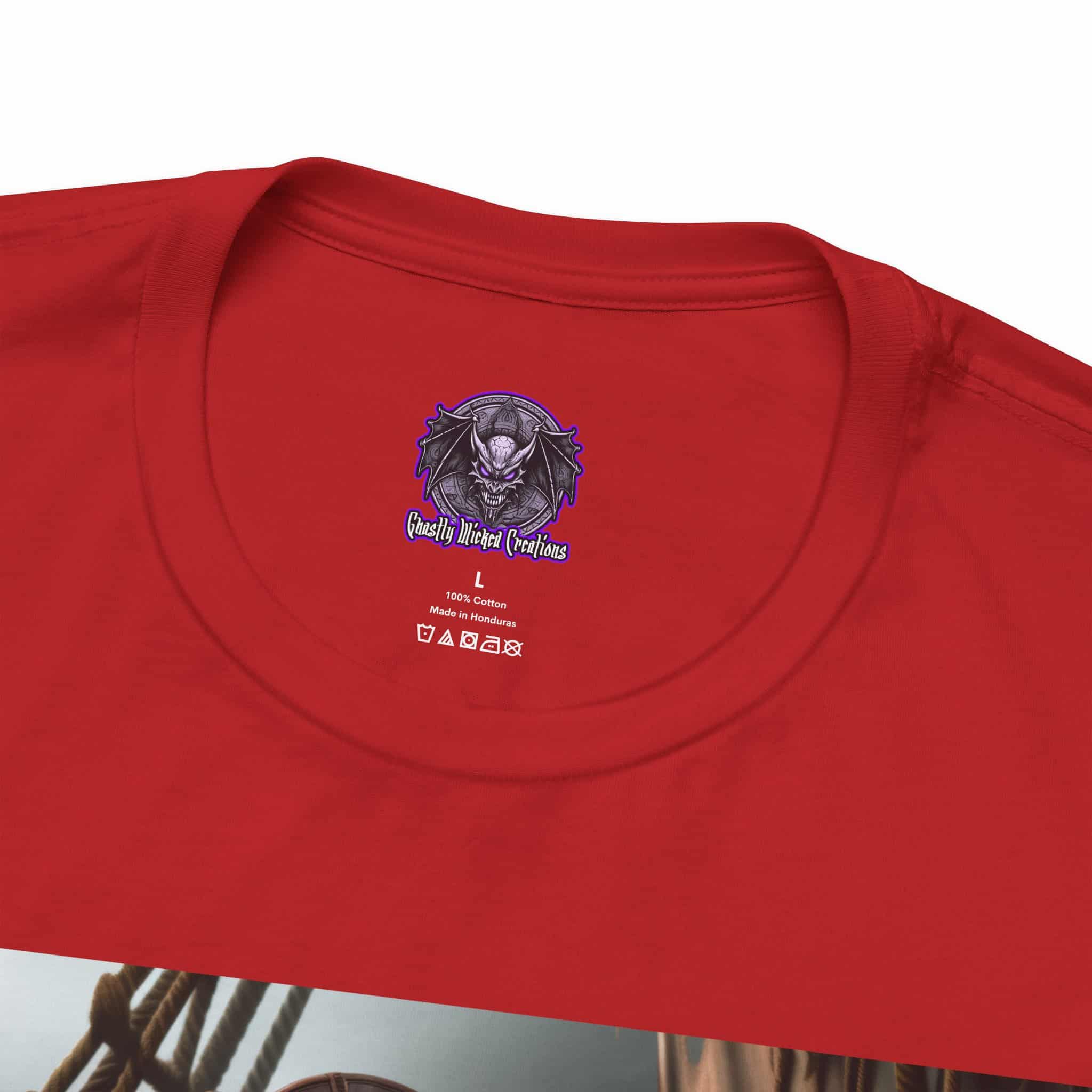 Arm The Animals: Pirate Gator Girl #AA-D-G001 Unisex Jersey Short Sleeve Tee - Image 35