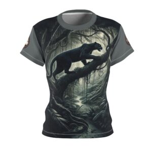Black Panther WD-D002 By Wyldesigns Women's Cut & Sew Tee (AOP)