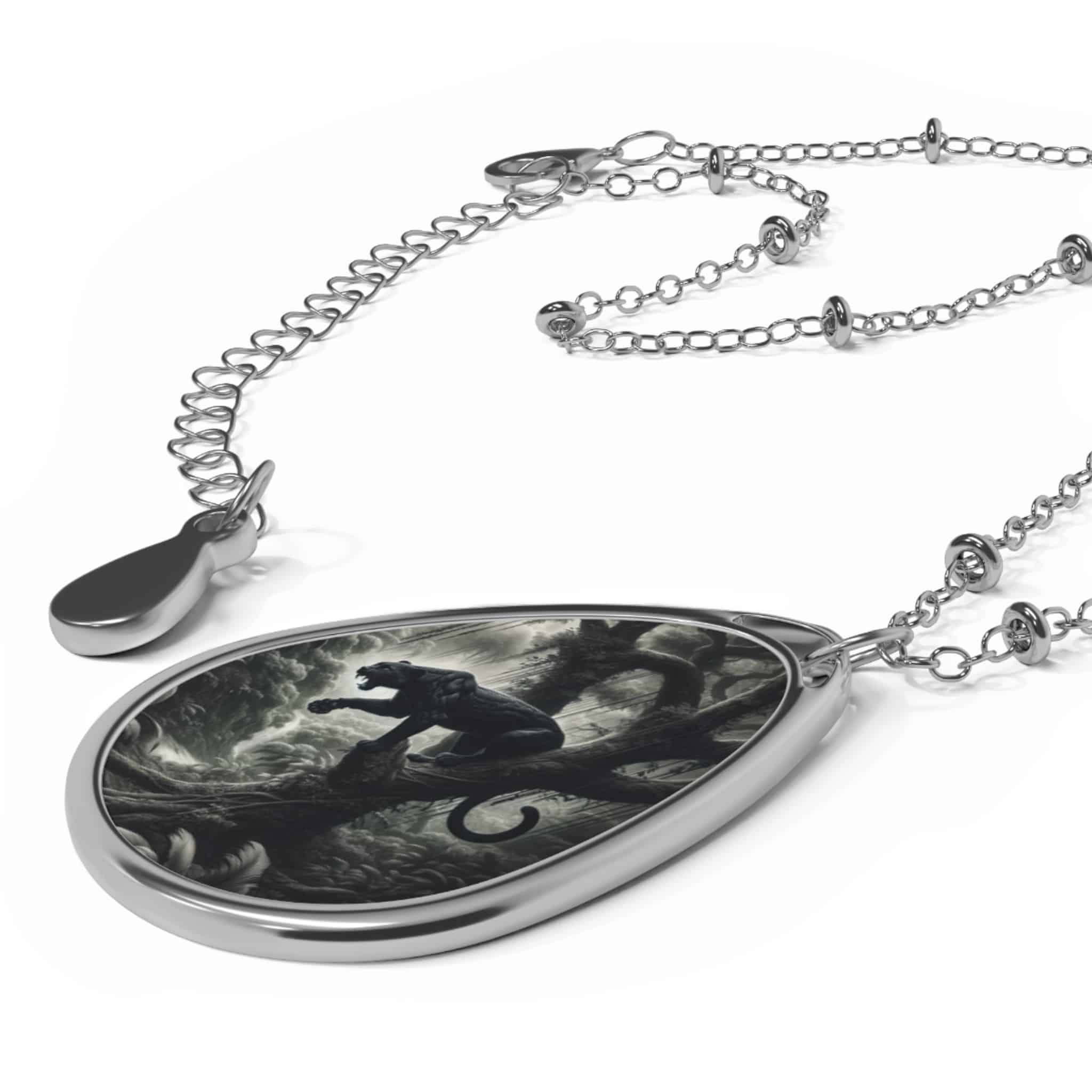 Black Panther WD-D003 By Wyldesigns Oval Necklace - Image 3