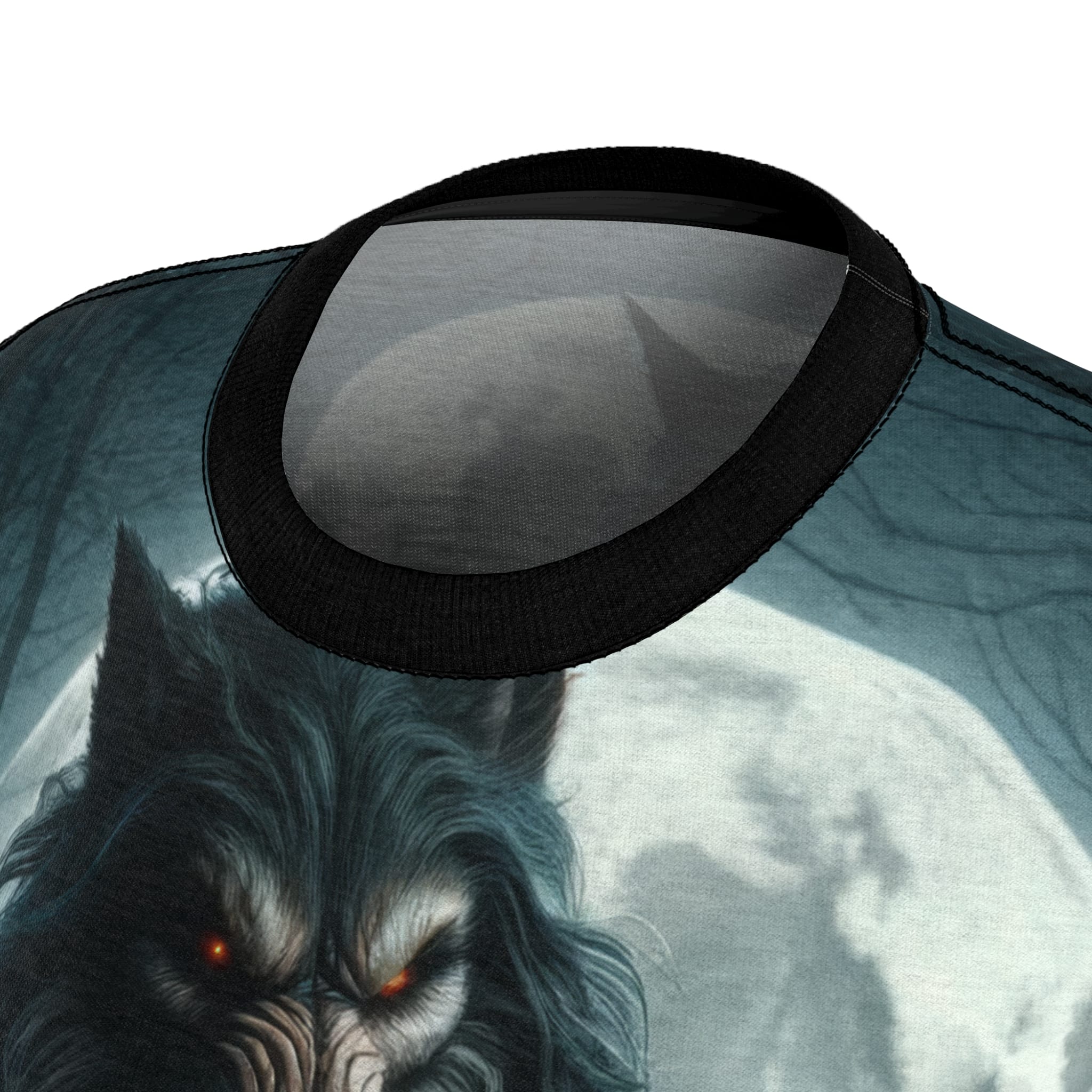 She-Werewolf Full Moon #ML-D-WW01 Women's Cut & Sew Tee (AOP) - Image 6