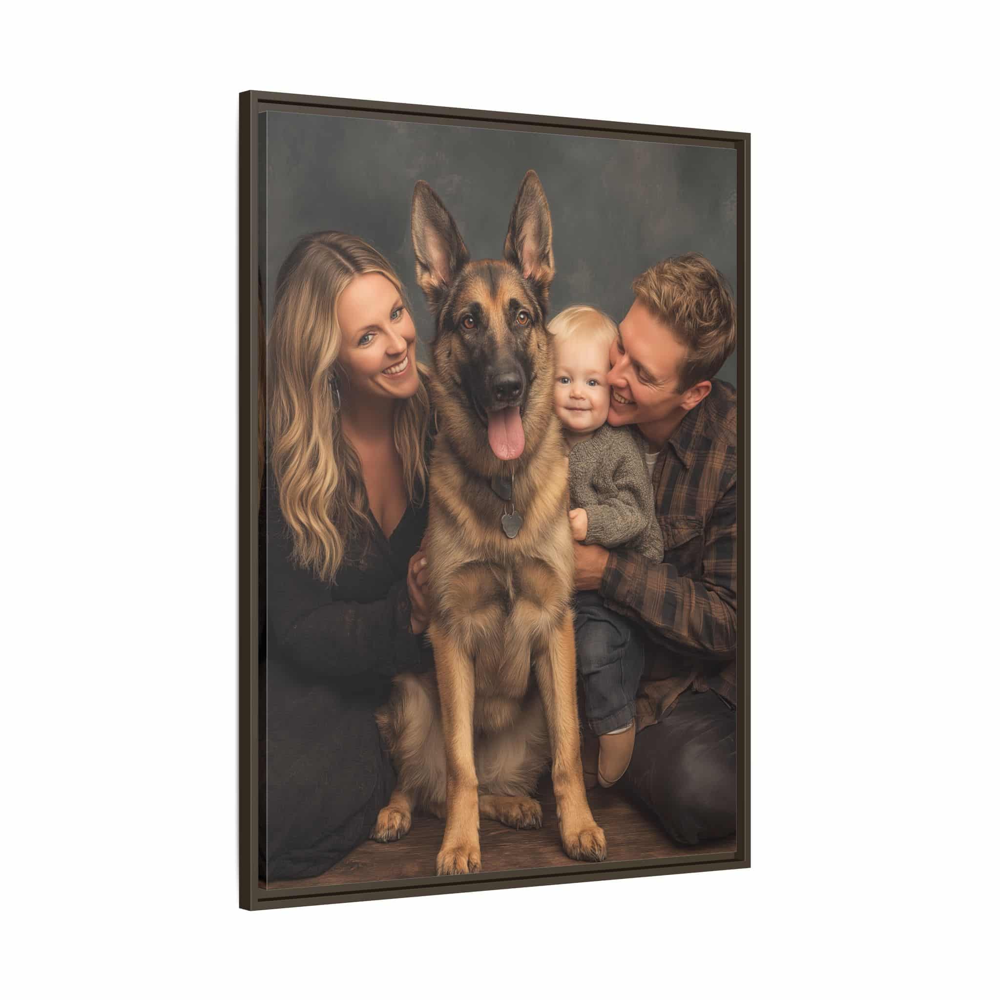 Personalized Framed Family Canvas Wall Art Vertical Multiple Sizes Available - Image 102