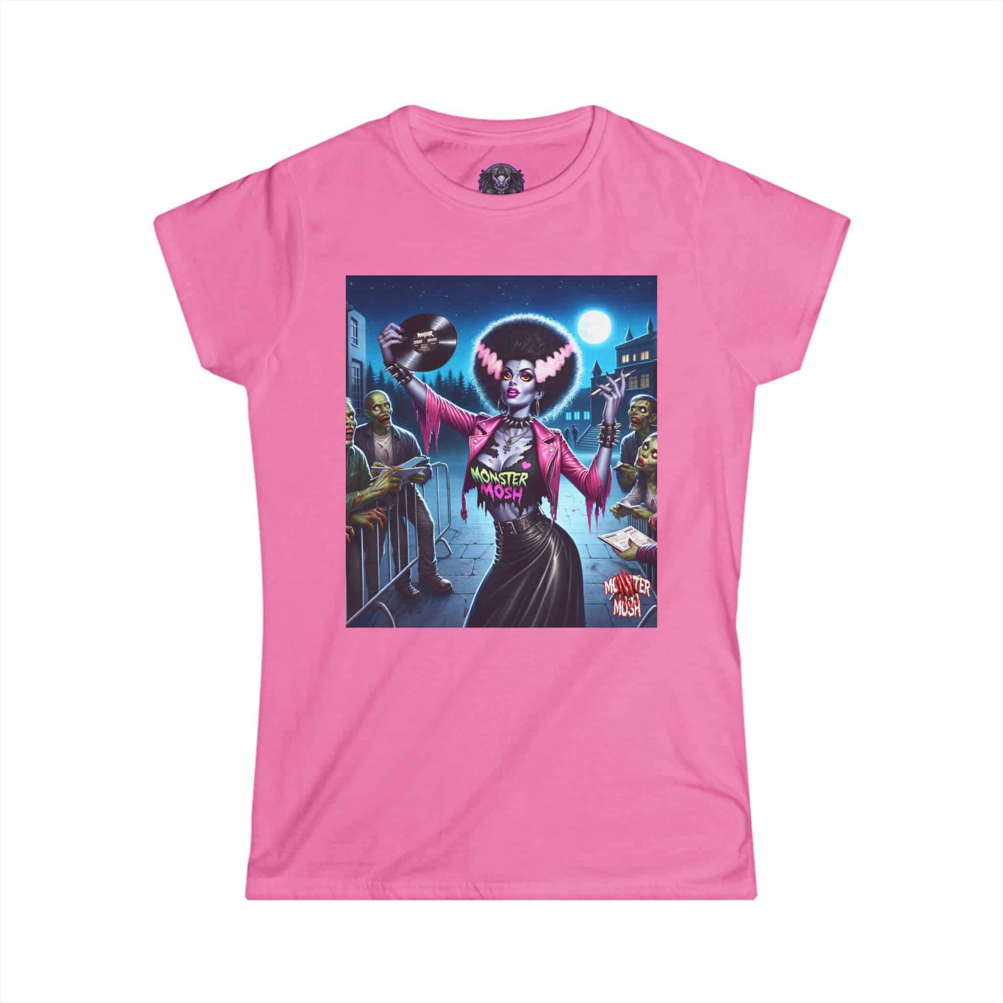Monster Mosh 2024 Tour Lily Singer MM-D011 Women's Softstyle Tee - Image 10