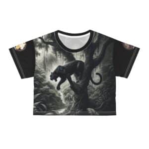 Black Panther WD-D003 By Wyldesigns Crop Tee (AOP)