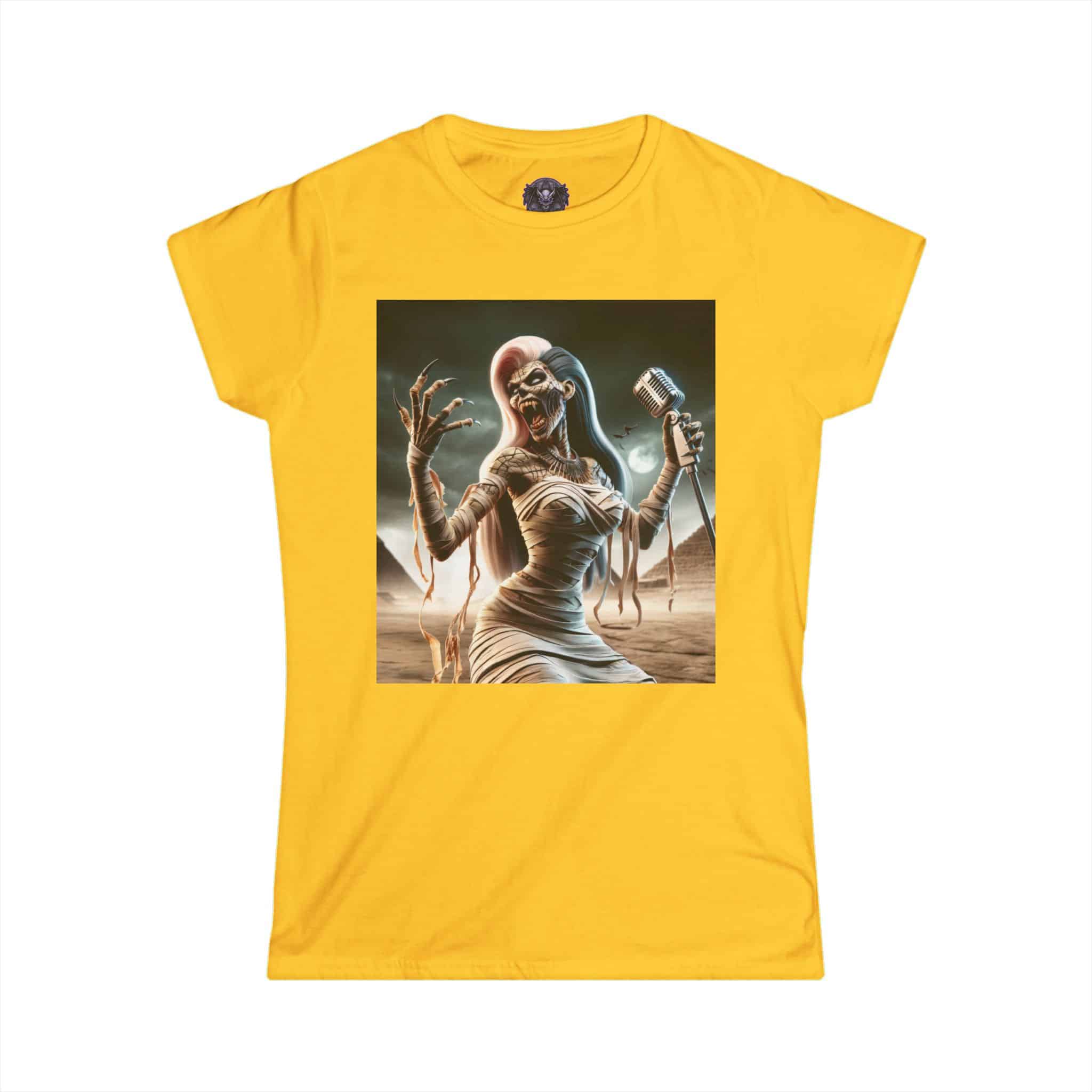 Monster Mosh 2024 Tour Mummy Goddess Singer MM-D-MG03 Women's Softstyle Tee - Image 13
