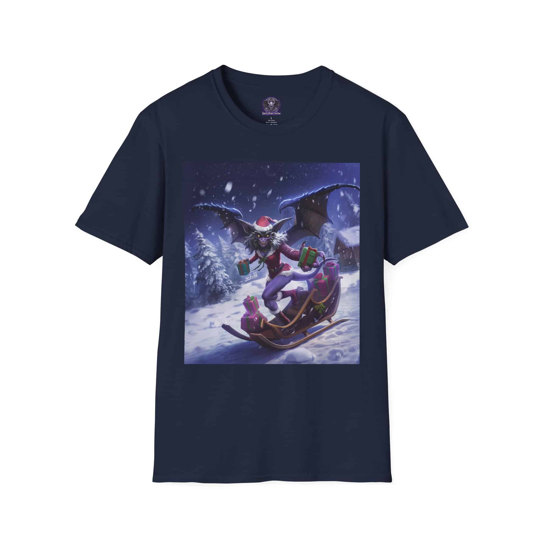 Gift Giving Gremlin Elf I Unisex T-Shirt Christmas - Image 6