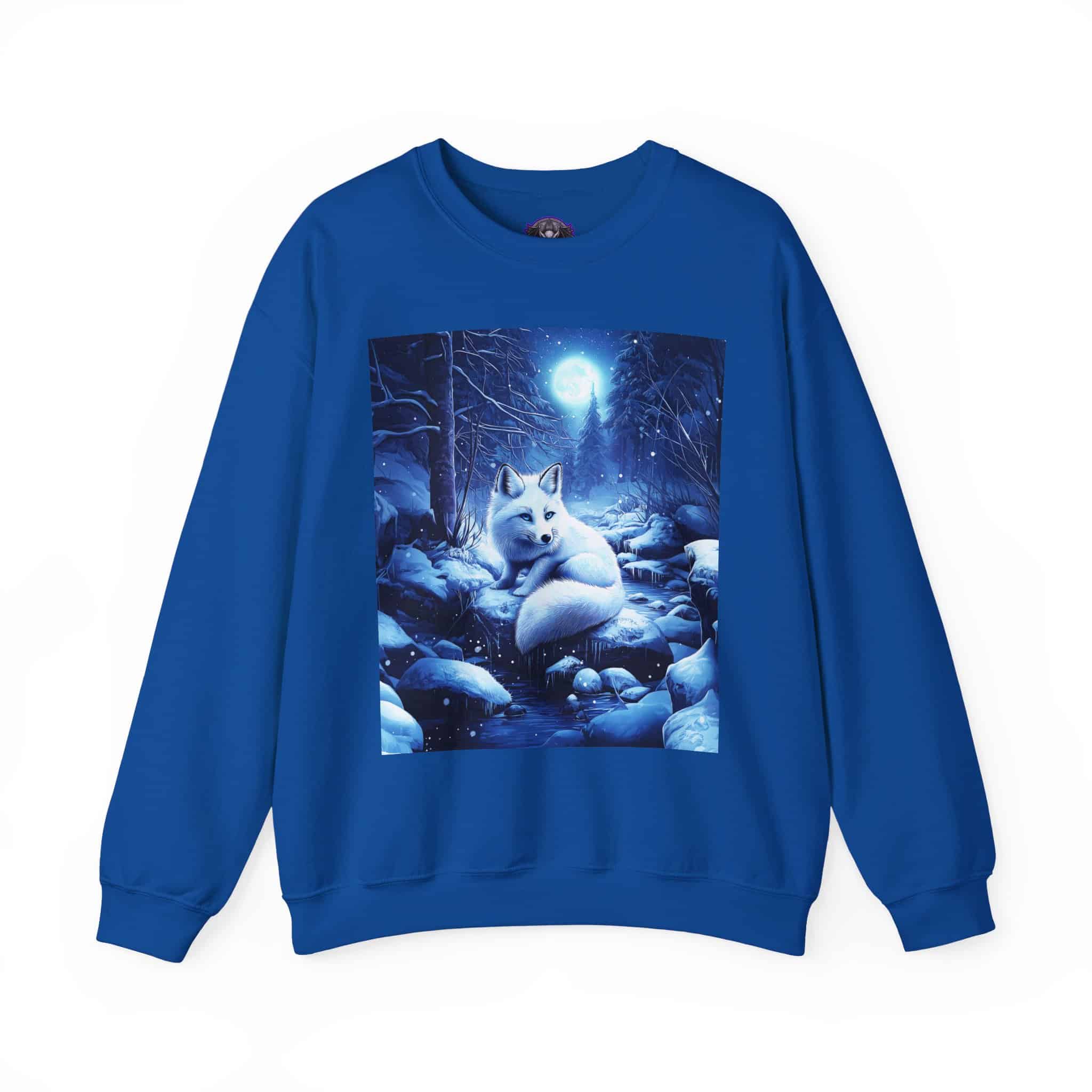 Arctic Fox by Wyldesigns Unisex Heavy Blend™ Crewneck Sweatshirt - Image 21