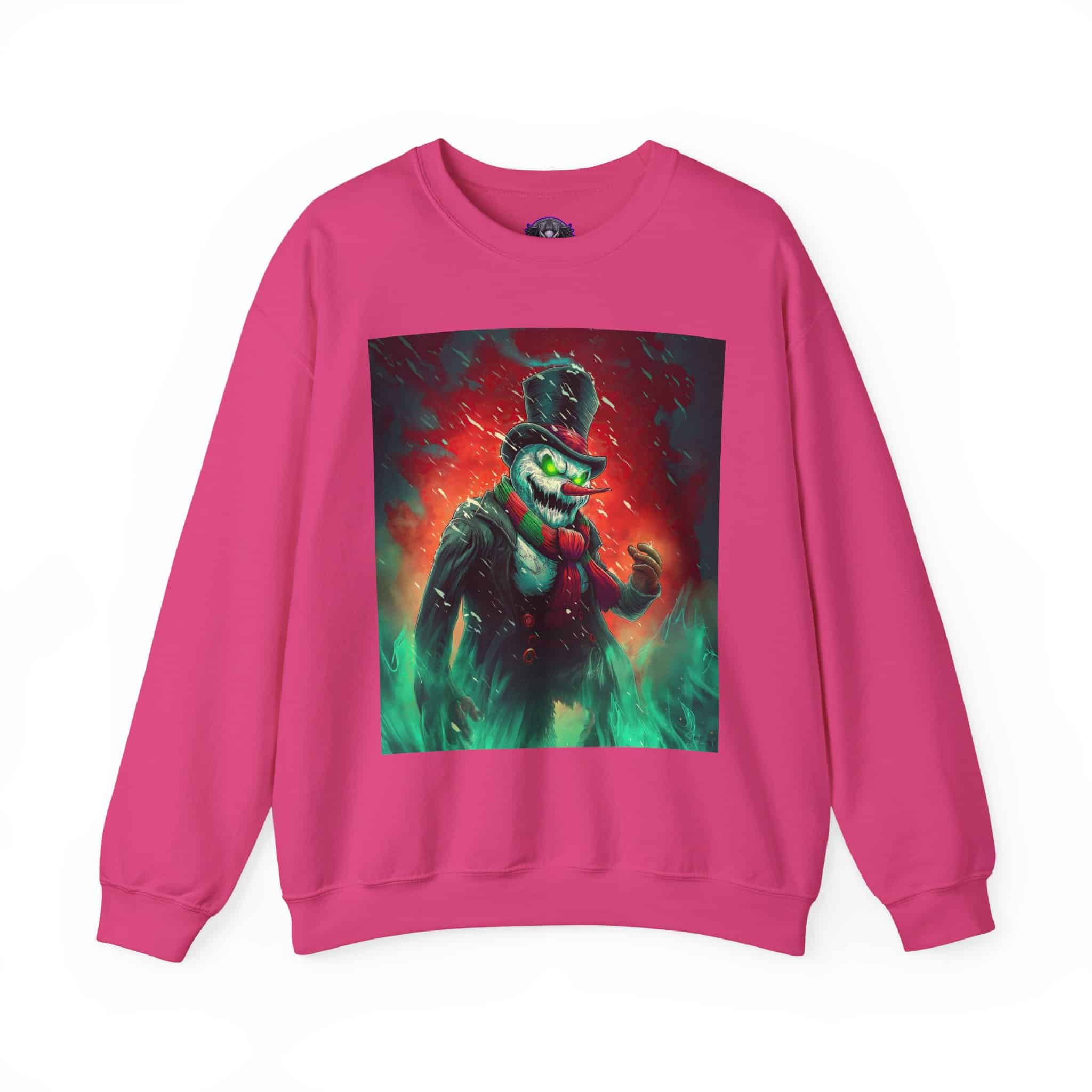 Sadistic Snowman II Unisex Heavy Blend™ Crewneck Sweatshirt Christmas - Image 43