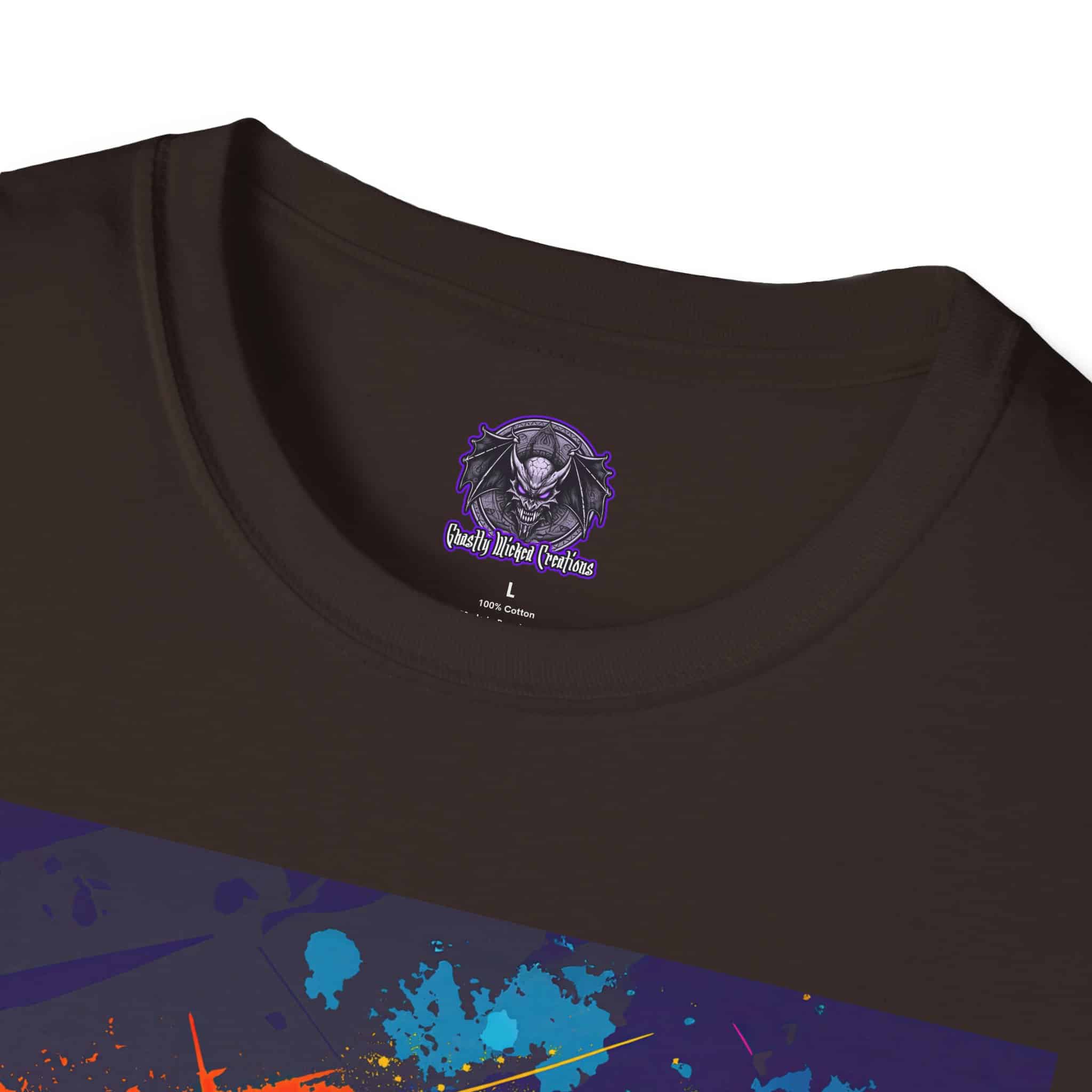 Frankenstein Pop Art 60's Style Unisex T-Shirt - Image 23
