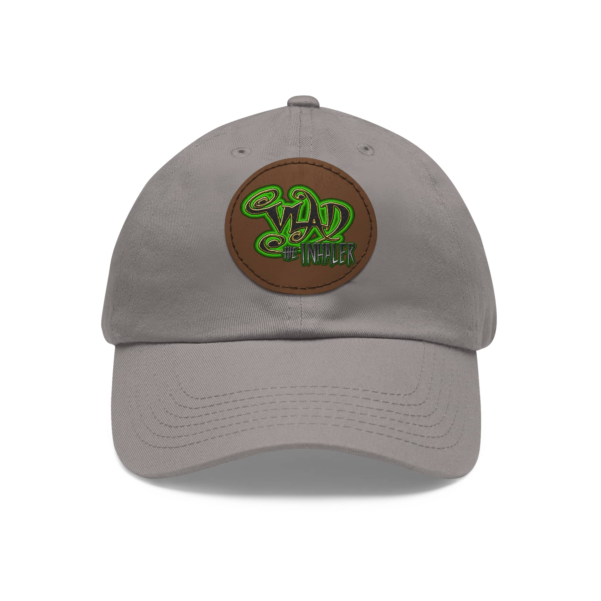 Vlad The Inhaler Band Artistic Round Leather Patch Dad Hat - Stylish Casual Cap - Image 111