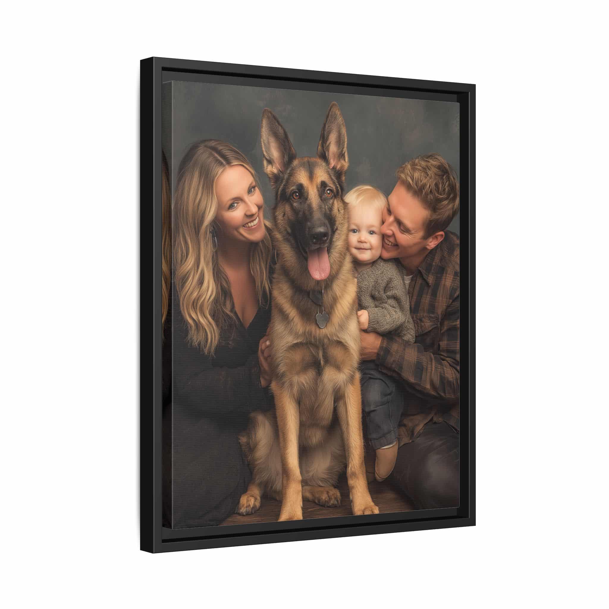Personalized Framed Family Canvas Wall Art Vertical Multiple Sizes Available - Image 14