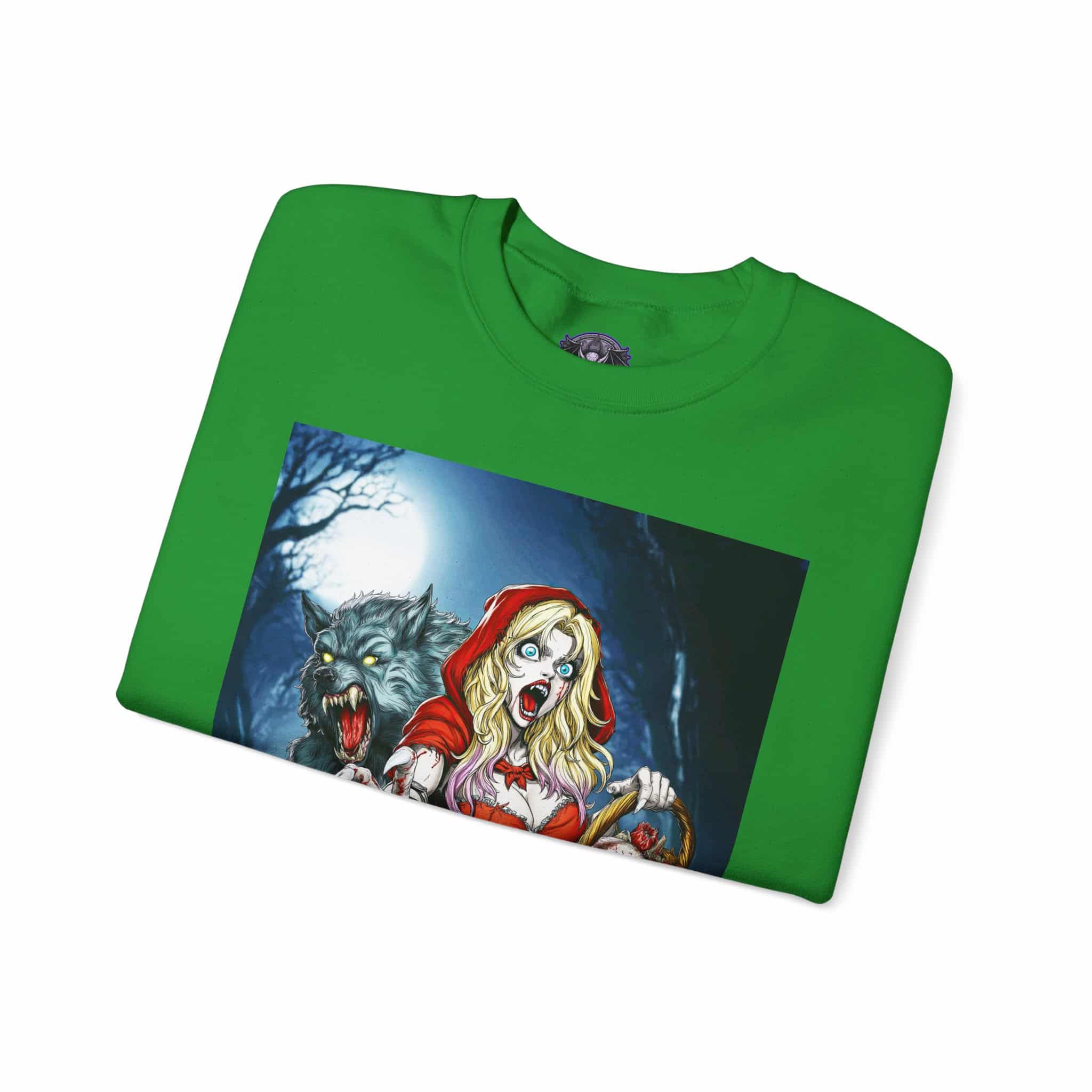 Vampire Red Riding Hood By Ghastly Wicked Tales 2025-01 Unisex Heavy Blend™ Crewneck Sweatshirt - Image 35