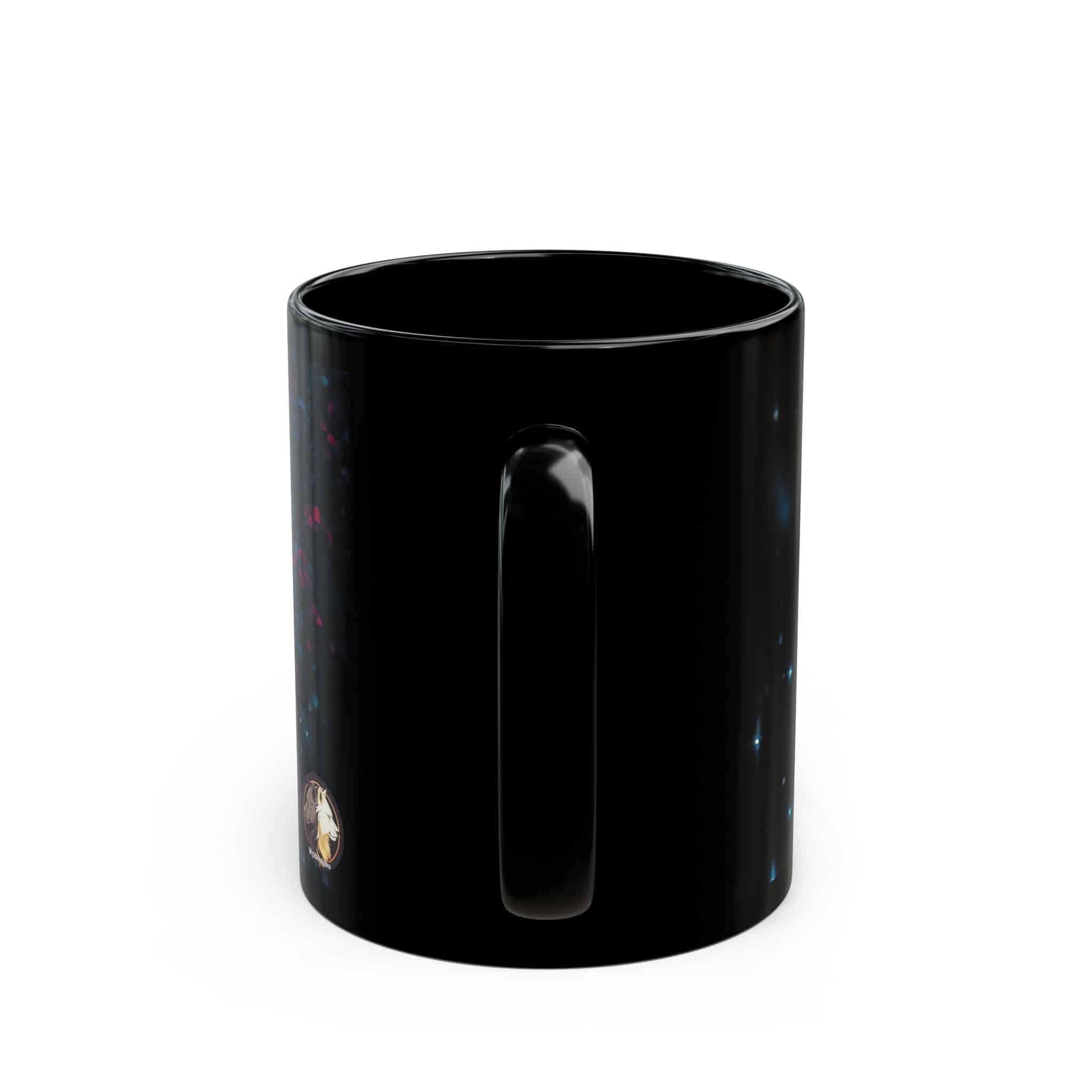Cosmic Chameleon WD-D004 By Wyldesigns Black Mug (11oz, 15oz) - Image 4