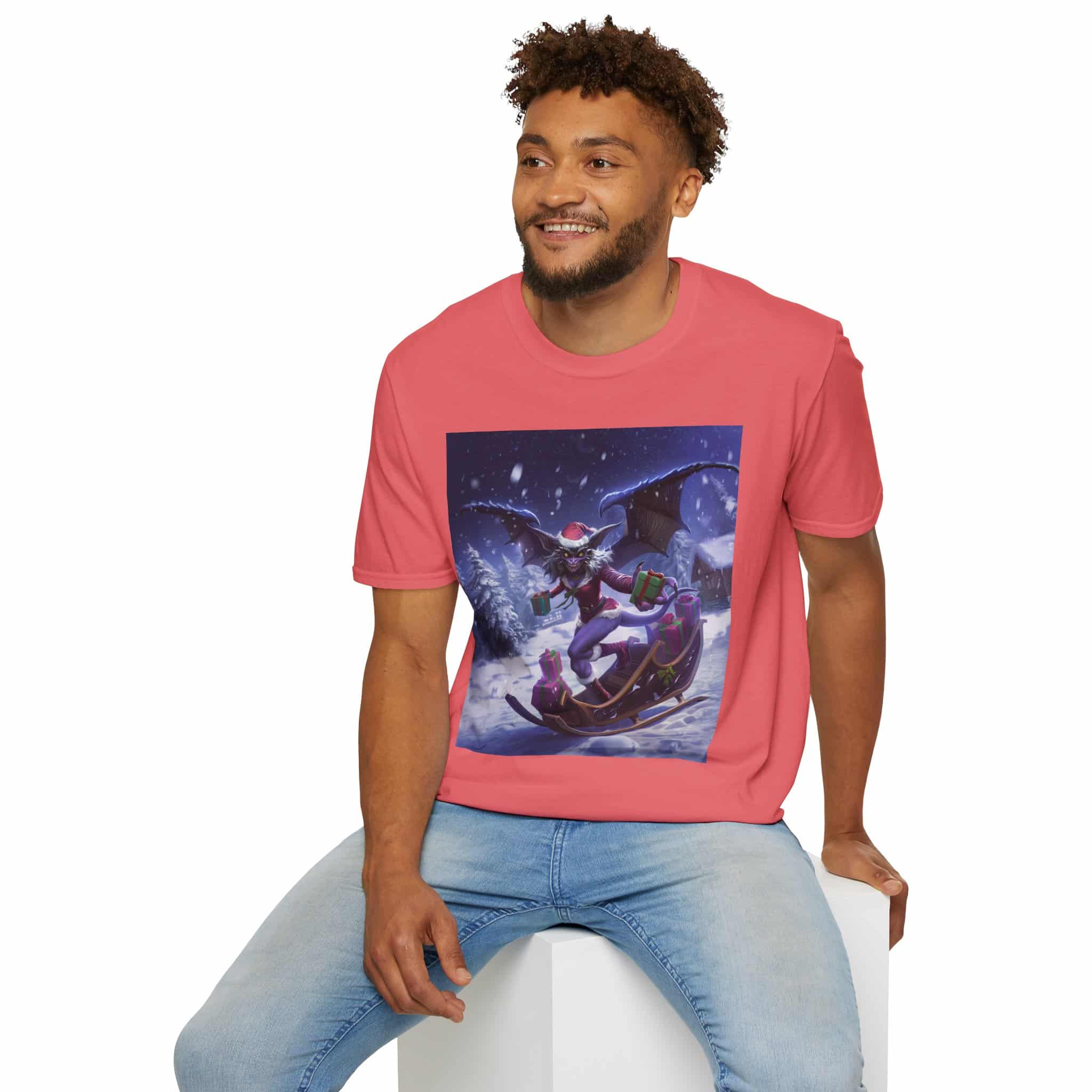 Gift Giving Gremlin Elf I Unisex T-Shirt Christmas - Image 24