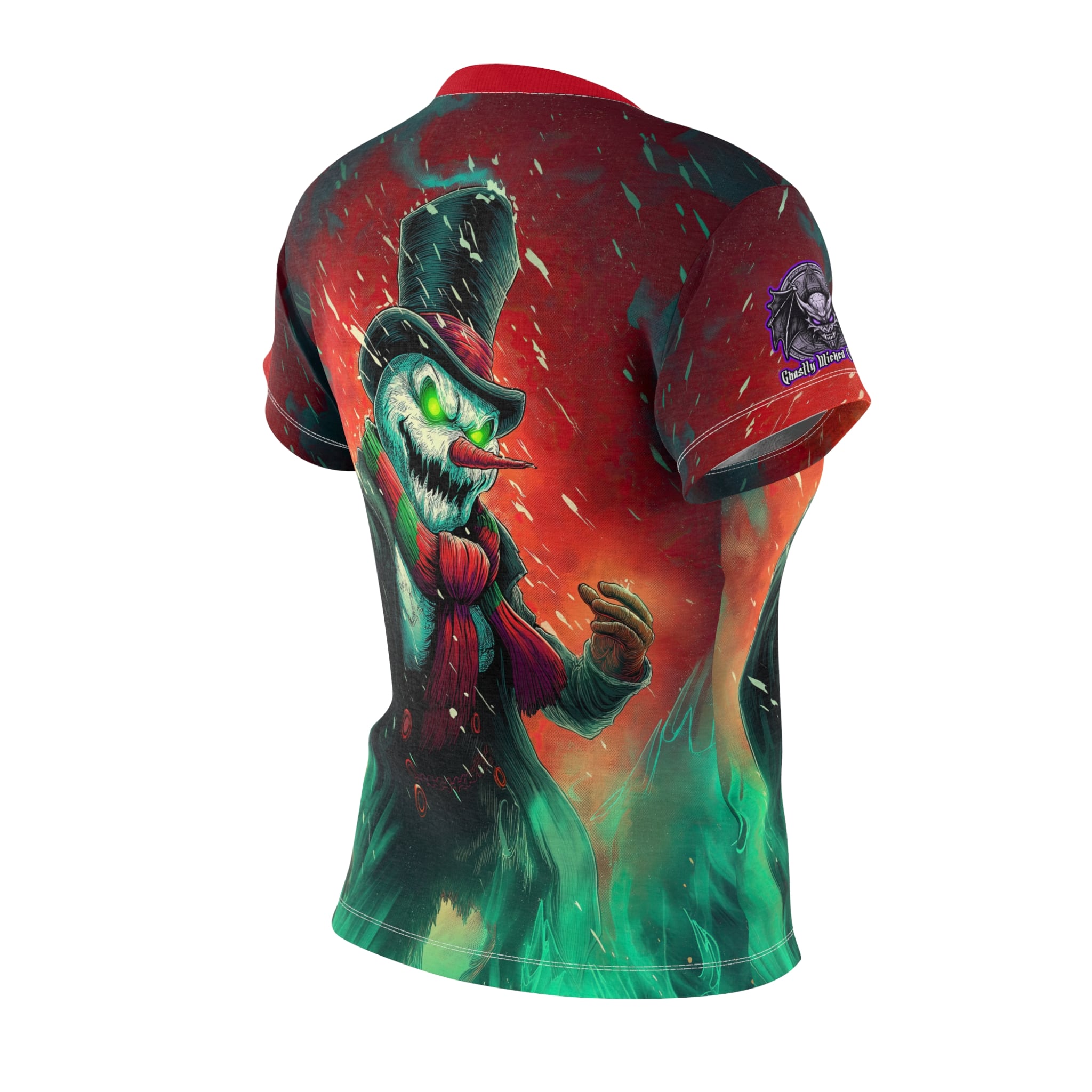 Sadistic Snowman II Women's Tee (AOP) Christmas - Image 8