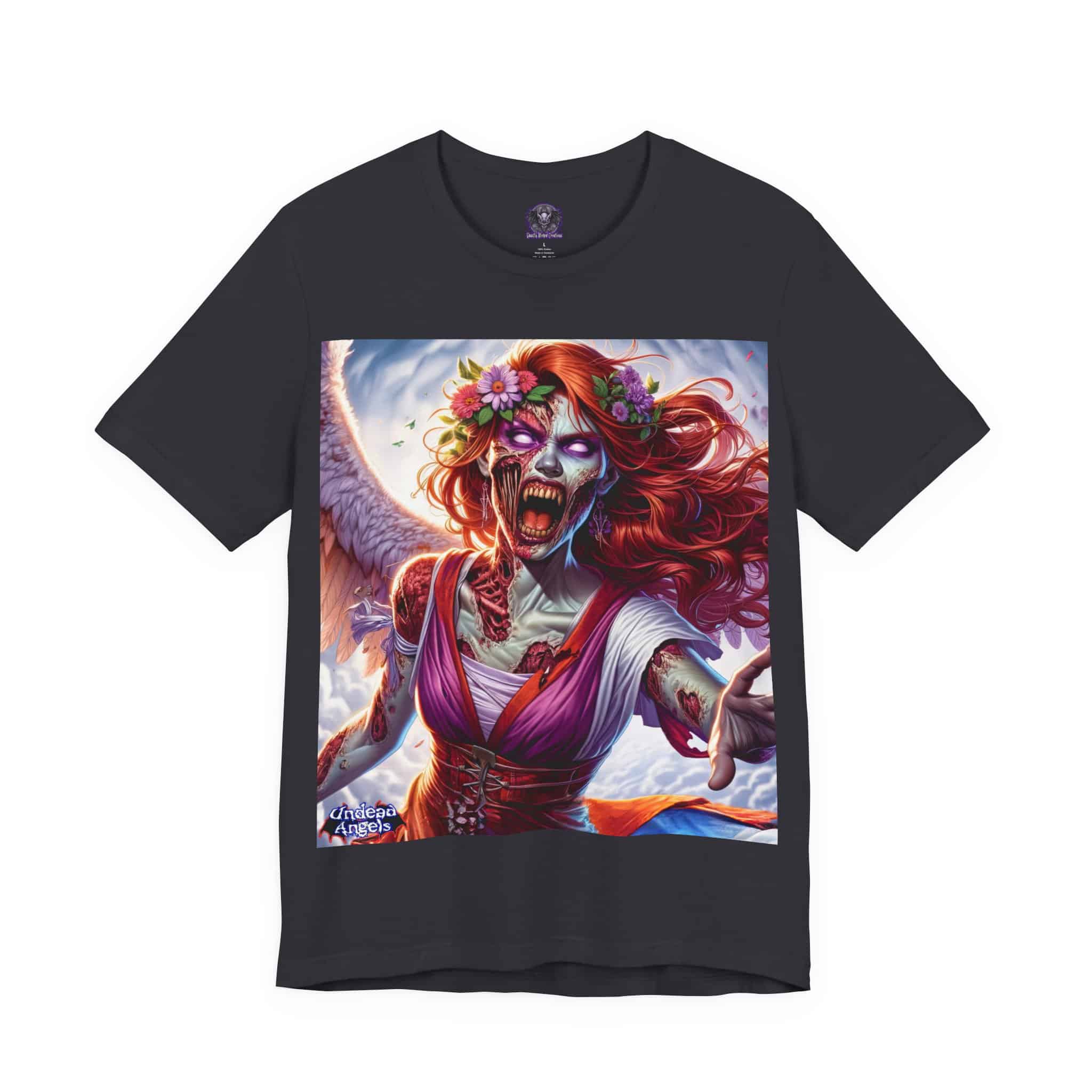 Scarlet Undead Angels Zombie Cupid #DSZ-004C Unisex Jersey Short Sleeve Tee - Image 11
