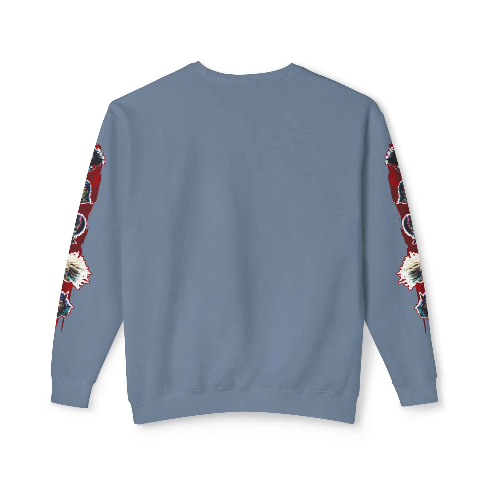 Monster Mosh 2024 Tour Drac on Guitar MM-D001 Deluxe Unisex Lightweight Crewneck Sweatshirt - Image 50