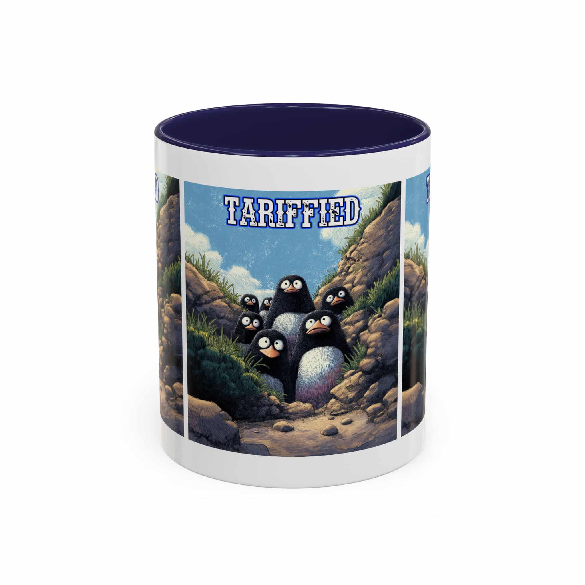 Tariffied Accent Coffee Mug (11, 15oz) - Tariff Fear Is Real - Image 6