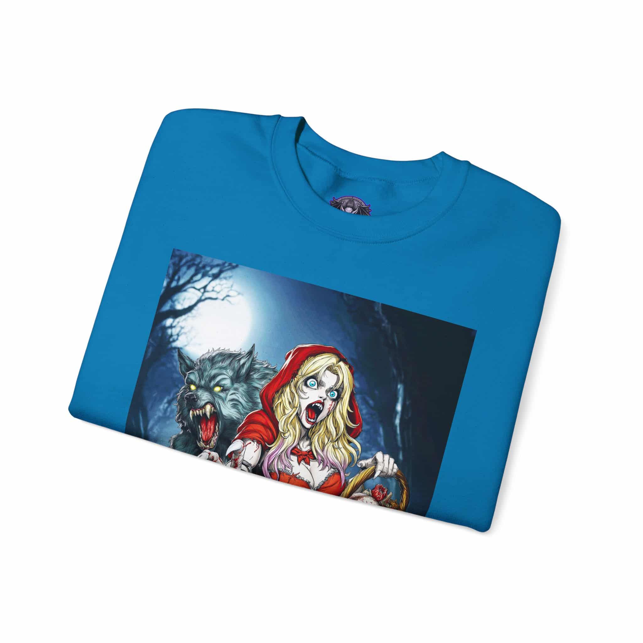 Vampire Red Riding Hood By Ghastly Wicked Tales 2025-01 Unisex Heavy Blend™ Crewneck Sweatshirt - Image 39