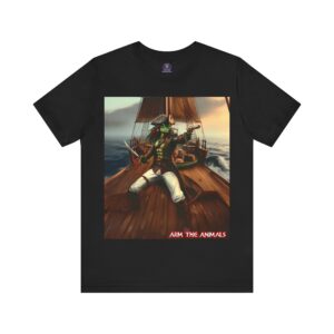 Arm The Animals: Pirate Gator #AA-D-PG002a Unisex Jersey Short Sleeve Tee