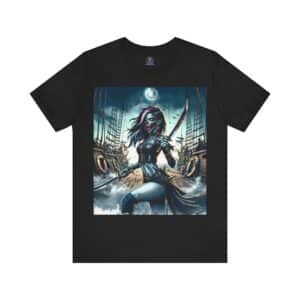 Undead Pirate Lass #ML-D-UP004 Unisex Jersey Short Sleeve Tee