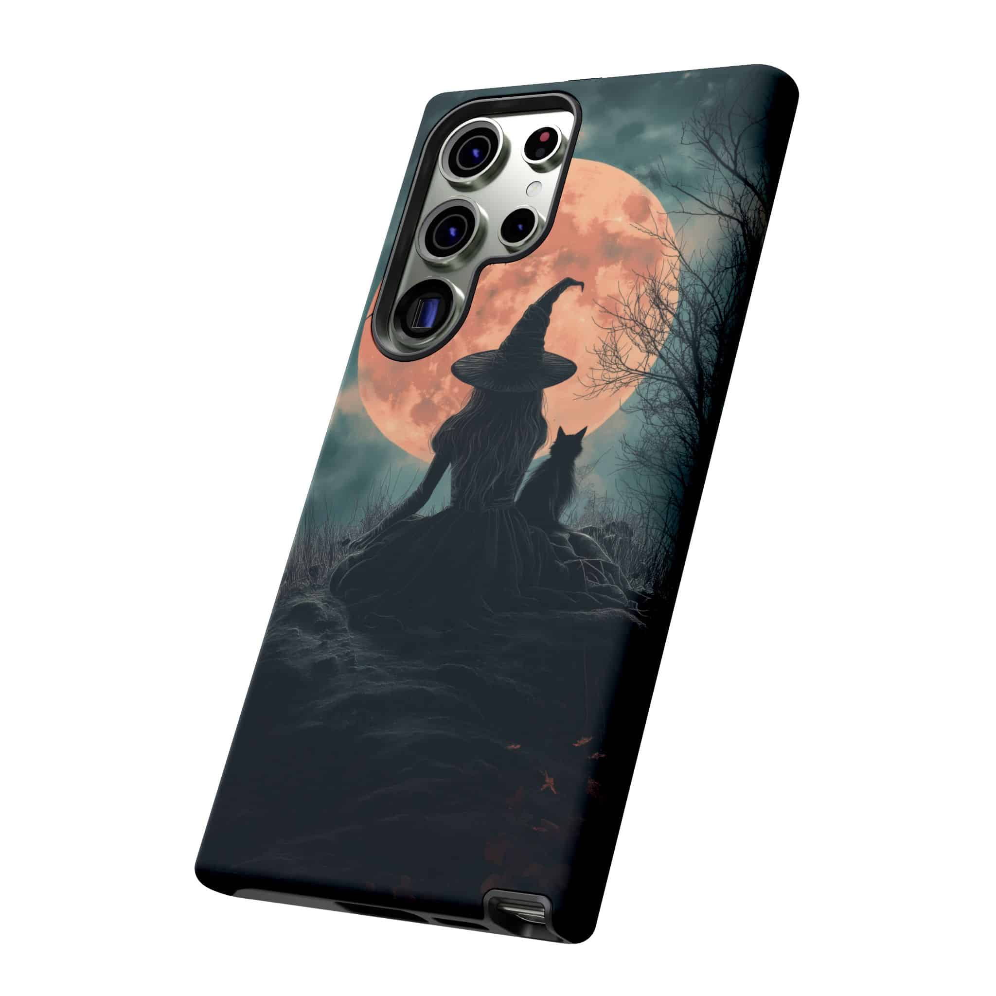 Witch With Black Cat By Moonlight #MJ-W004 Samsung S21, S22, S23, S24 Plus & Ultra Tough Cases - Image 34