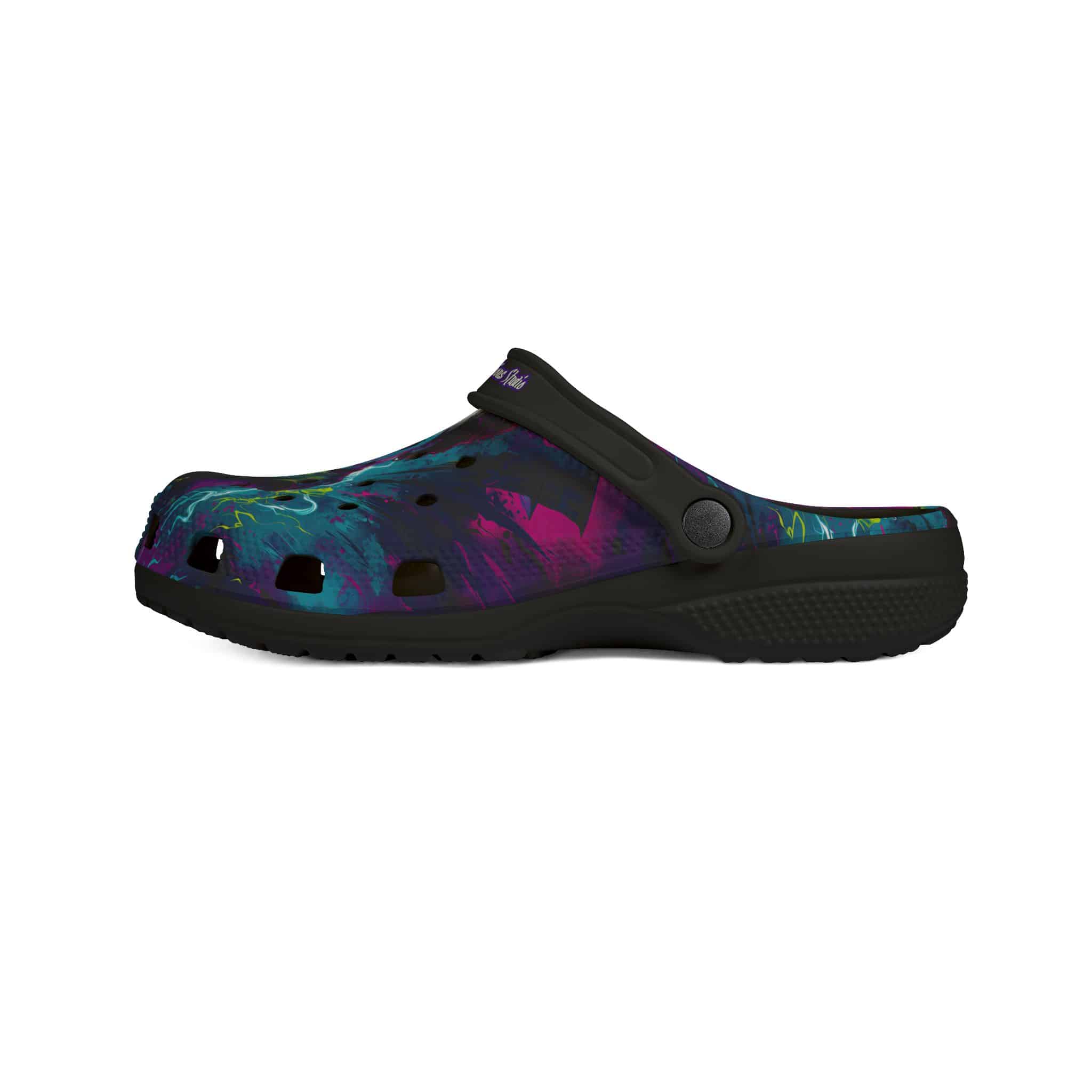 Frankenstein & His Bride Pop 60's Art Style Clog Style Shoes - Image 5