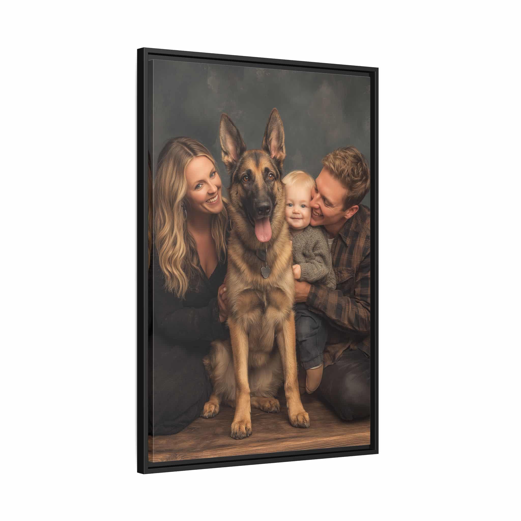 Personalized Framed Family Canvas Wall Art Vertical Multiple Sizes Available - Image 30