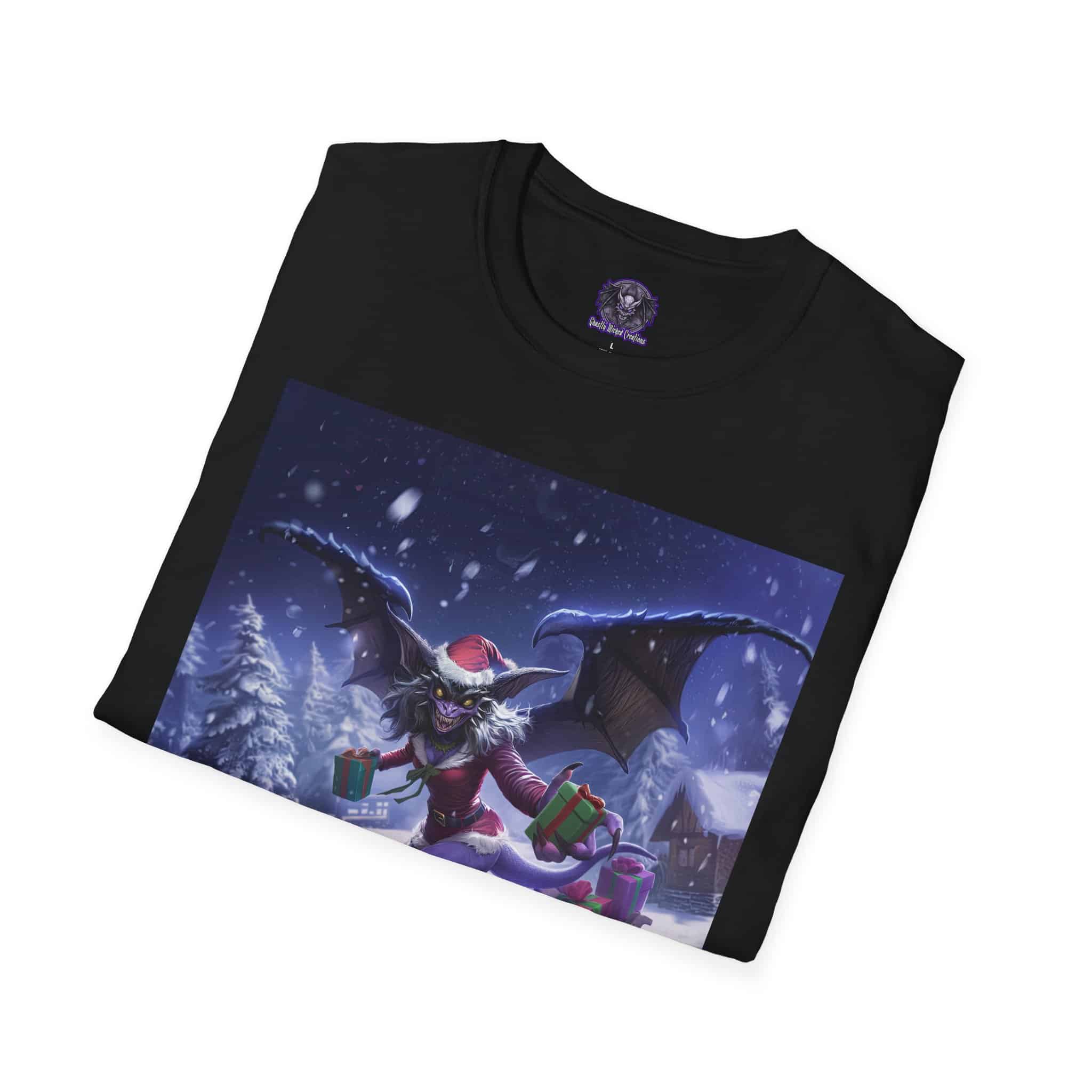 Gift Giving Gremlin Elf I Unisex T-Shirt Christmas - Image 13
