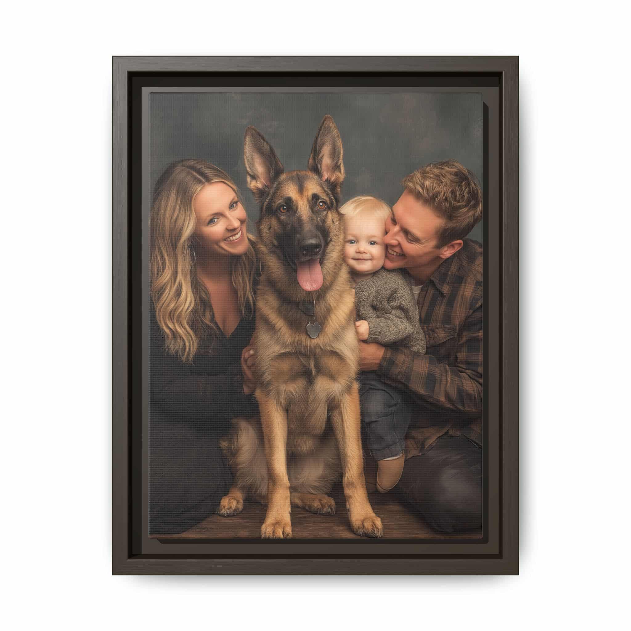 Personalized Framed Family Canvas Wall Art Vertical Multiple Sizes Available - Image 37