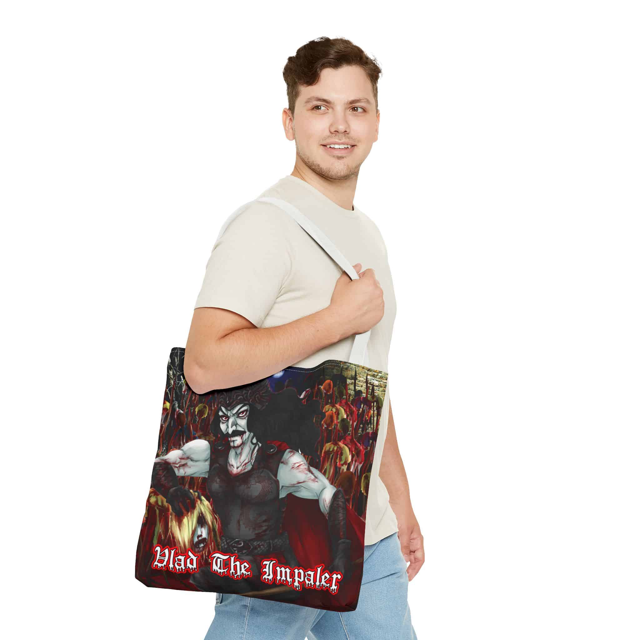 Vlad The Impaler Tote Bag (AOP) - Image 35