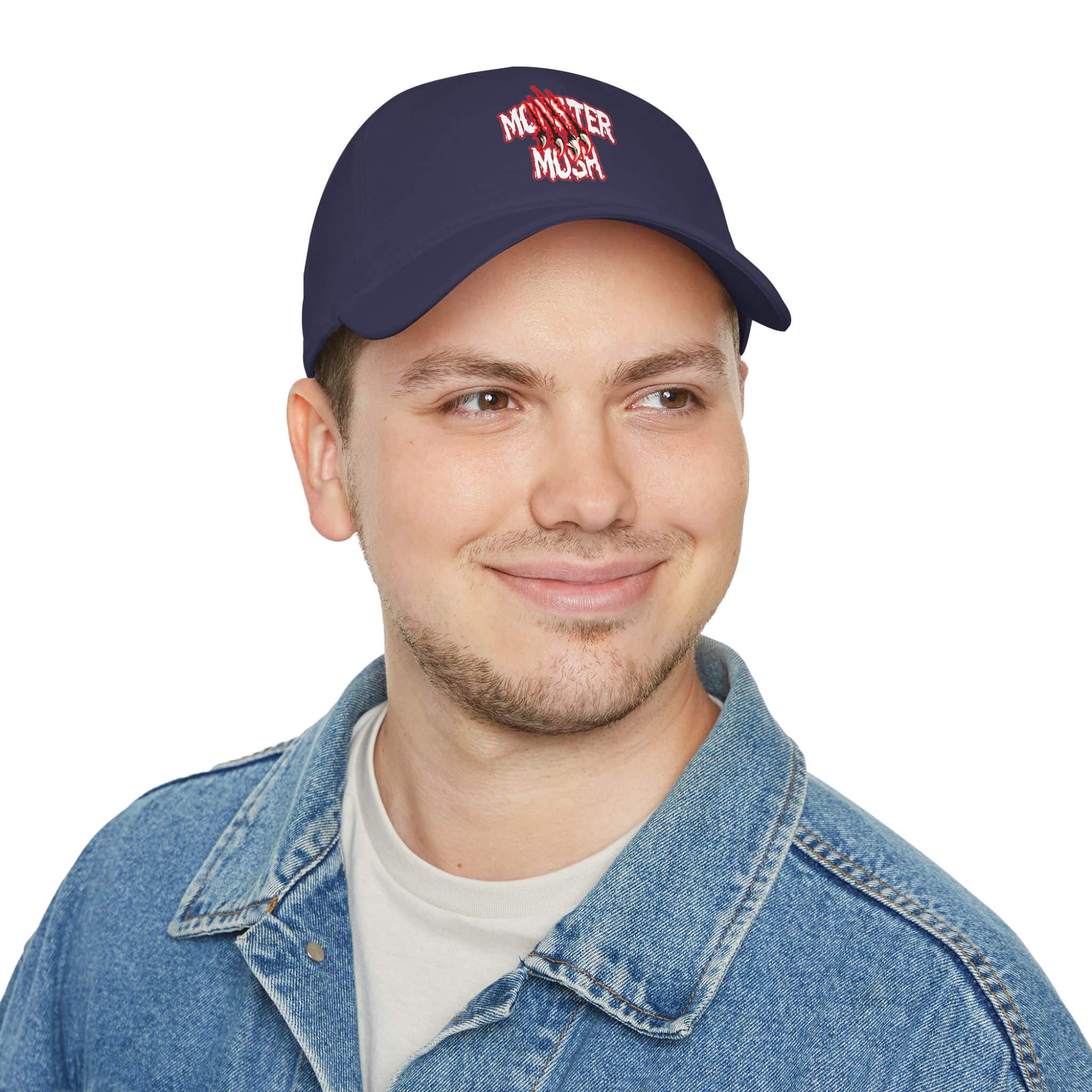 Monster Mosh Logo Low Profile Baseball Cap - Image 24