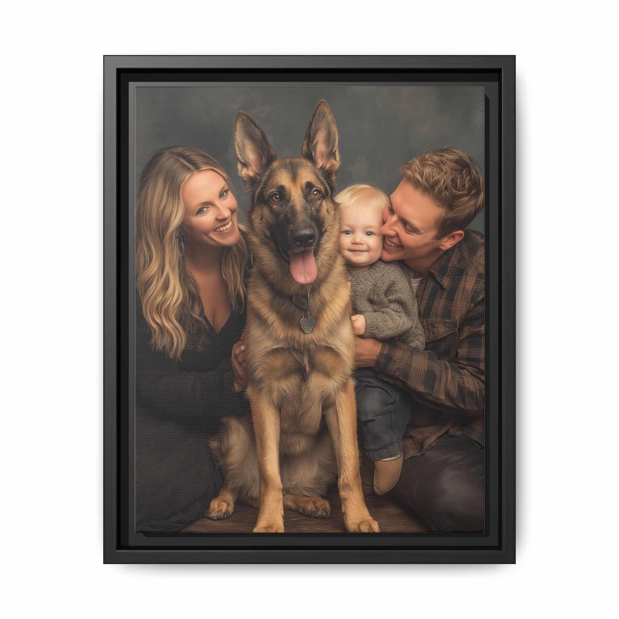 Personalized Framed Family Canvas Wall Art Vertical Multiple Sizes Available - Image 5