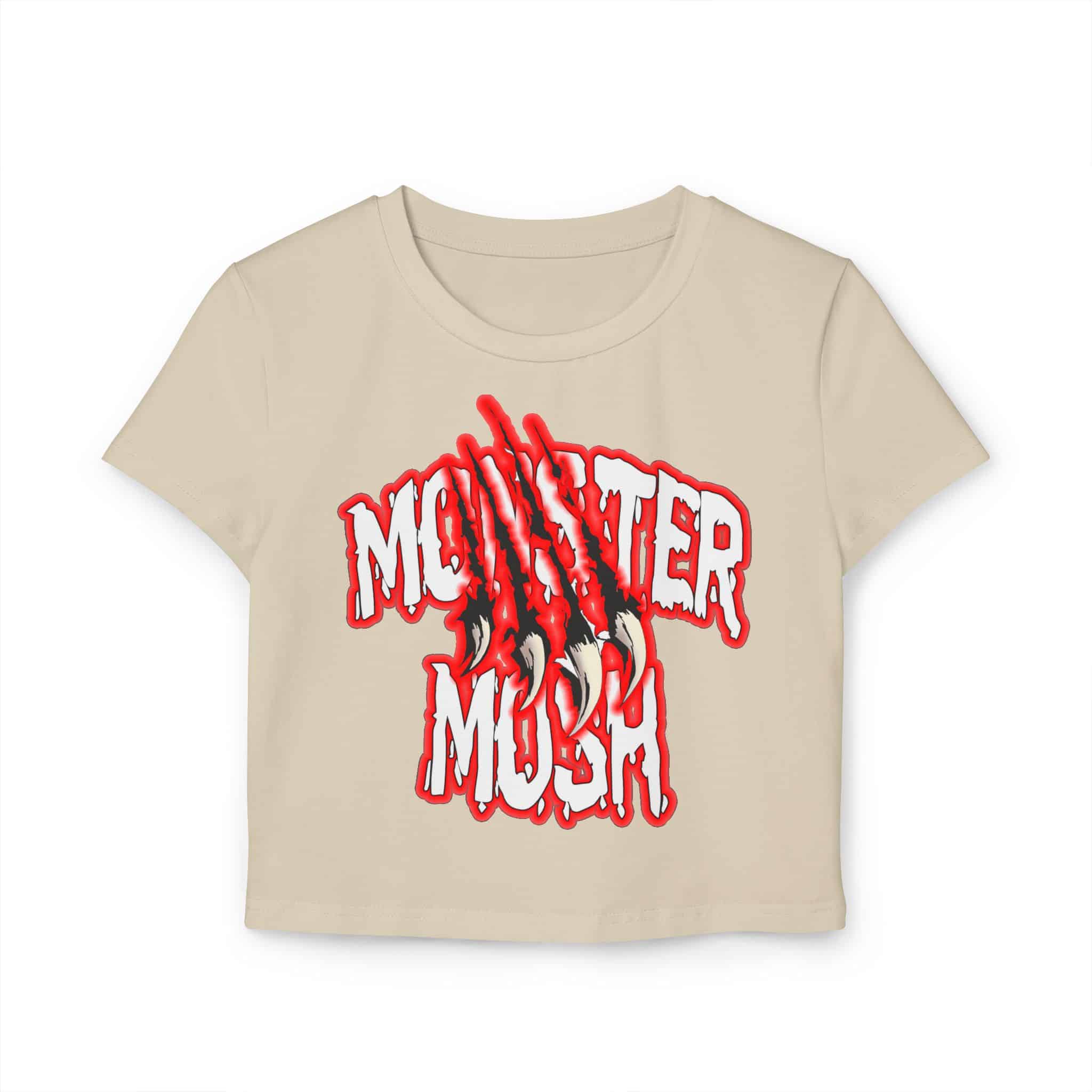 Monster Mosh Logo Women's Baby Tee - Image 5