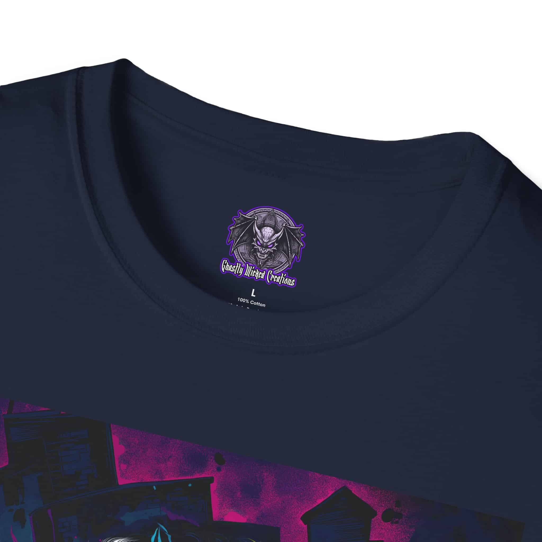 Bride of Frankenstein Pop Art 60's Style Unisex T-Shirt - Image 3
