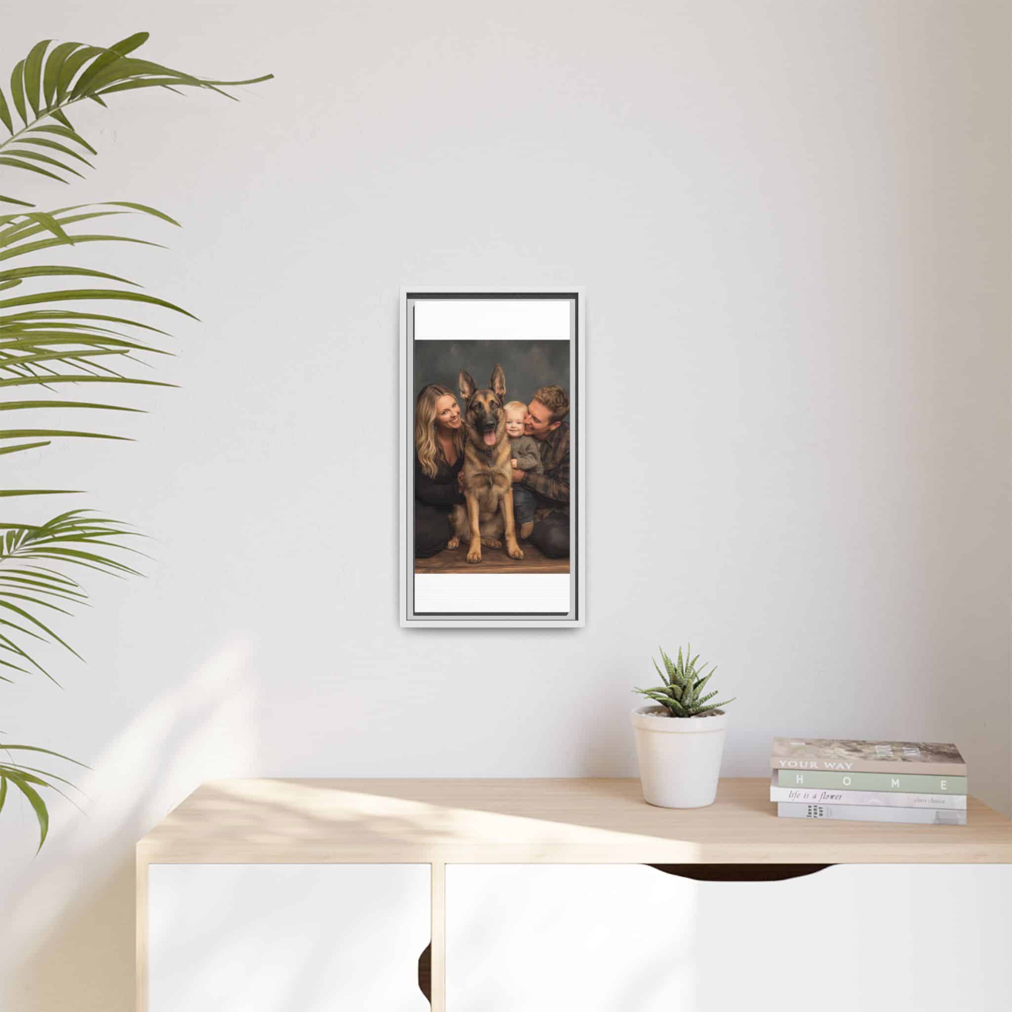 Personalized Framed Family Canvas Wall Art Vertical Multiple Sizes Available - Image 203