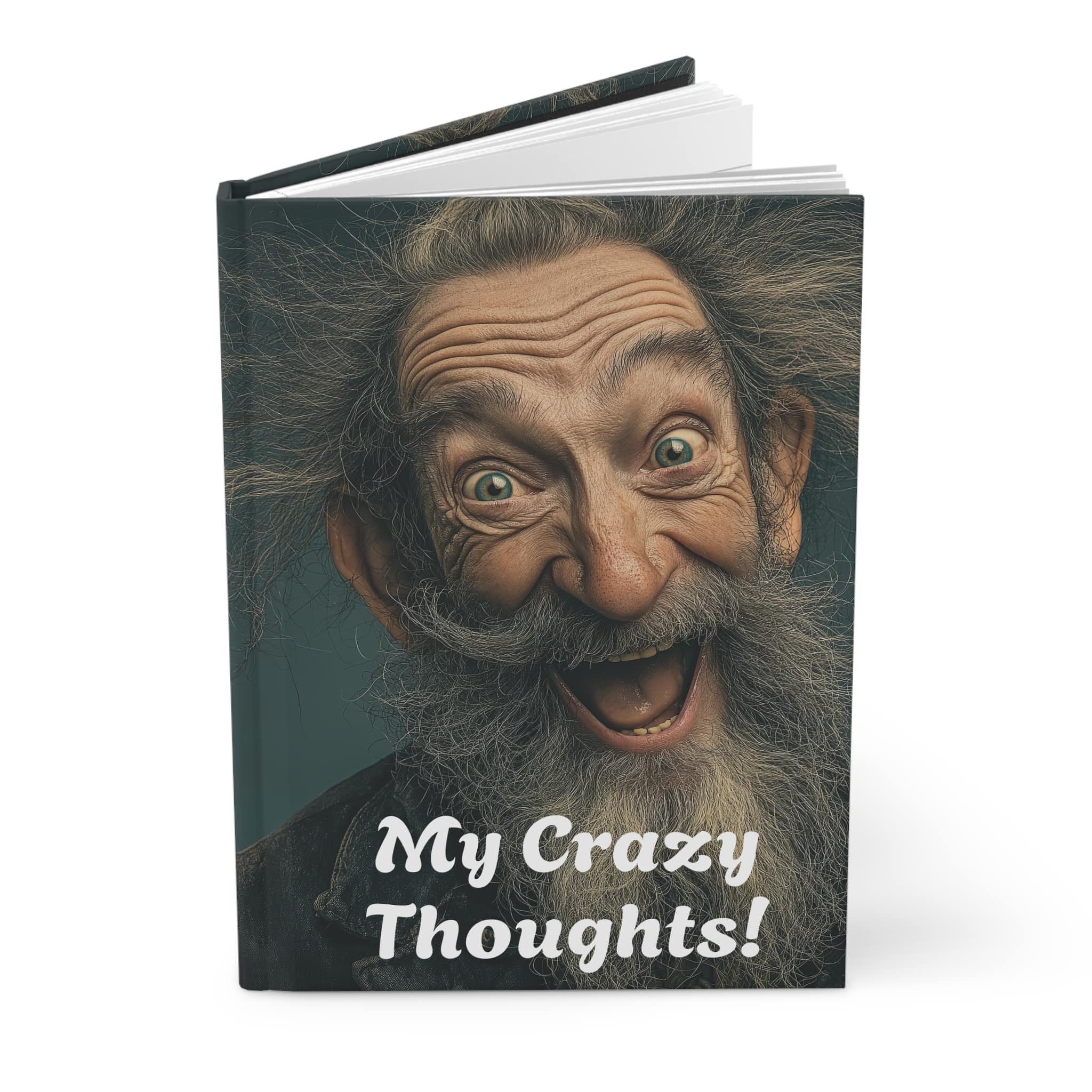 Personalized Hardcover Journal - "My Crazy Thoughts!" - Image 3