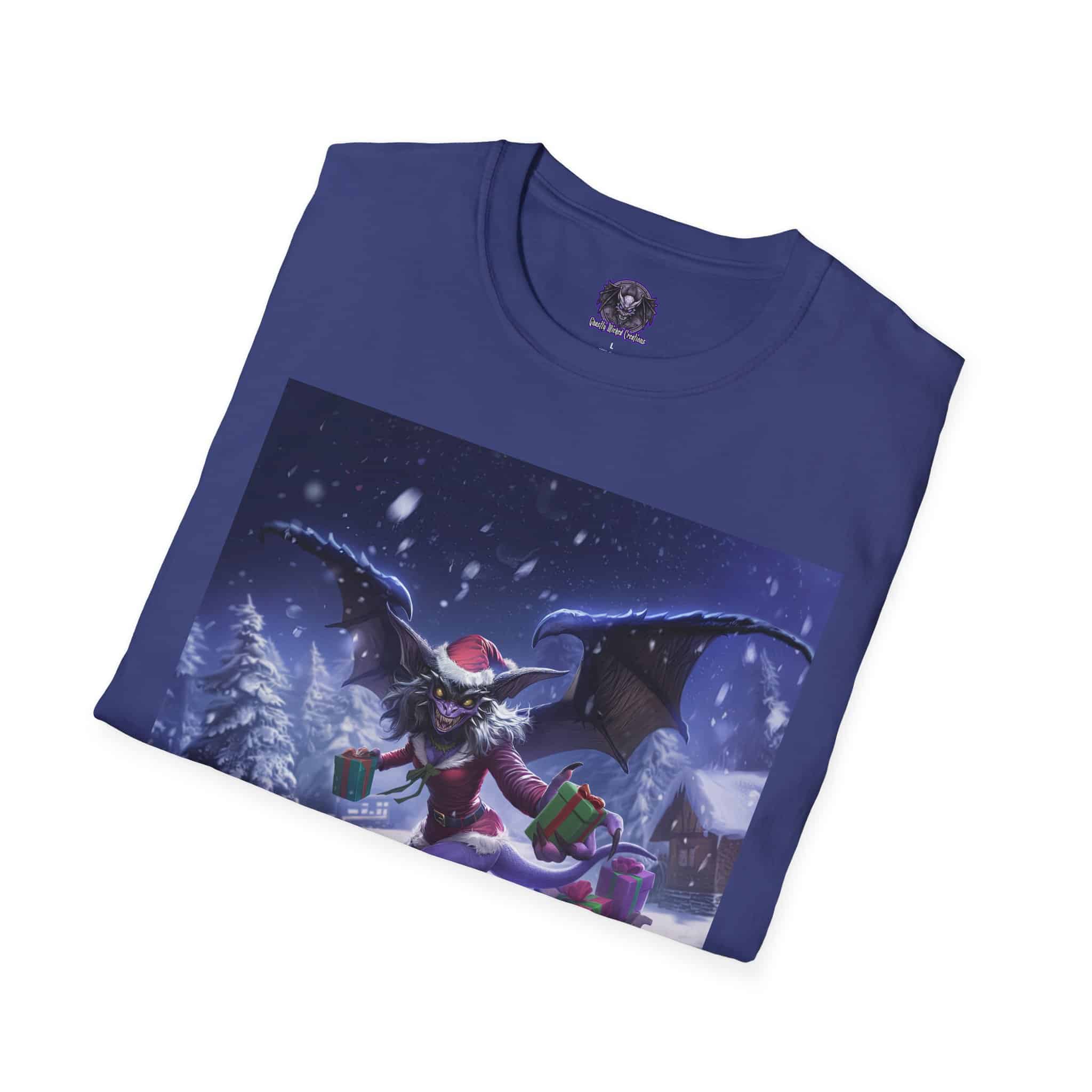 Gift Giving Gremlin Elf I Unisex T-Shirt Christmas - Image 3