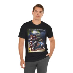 Undead Angel Vampire Pirate Trio - Classic Art w/Text Unisex Jersey Short Sleeve Tee