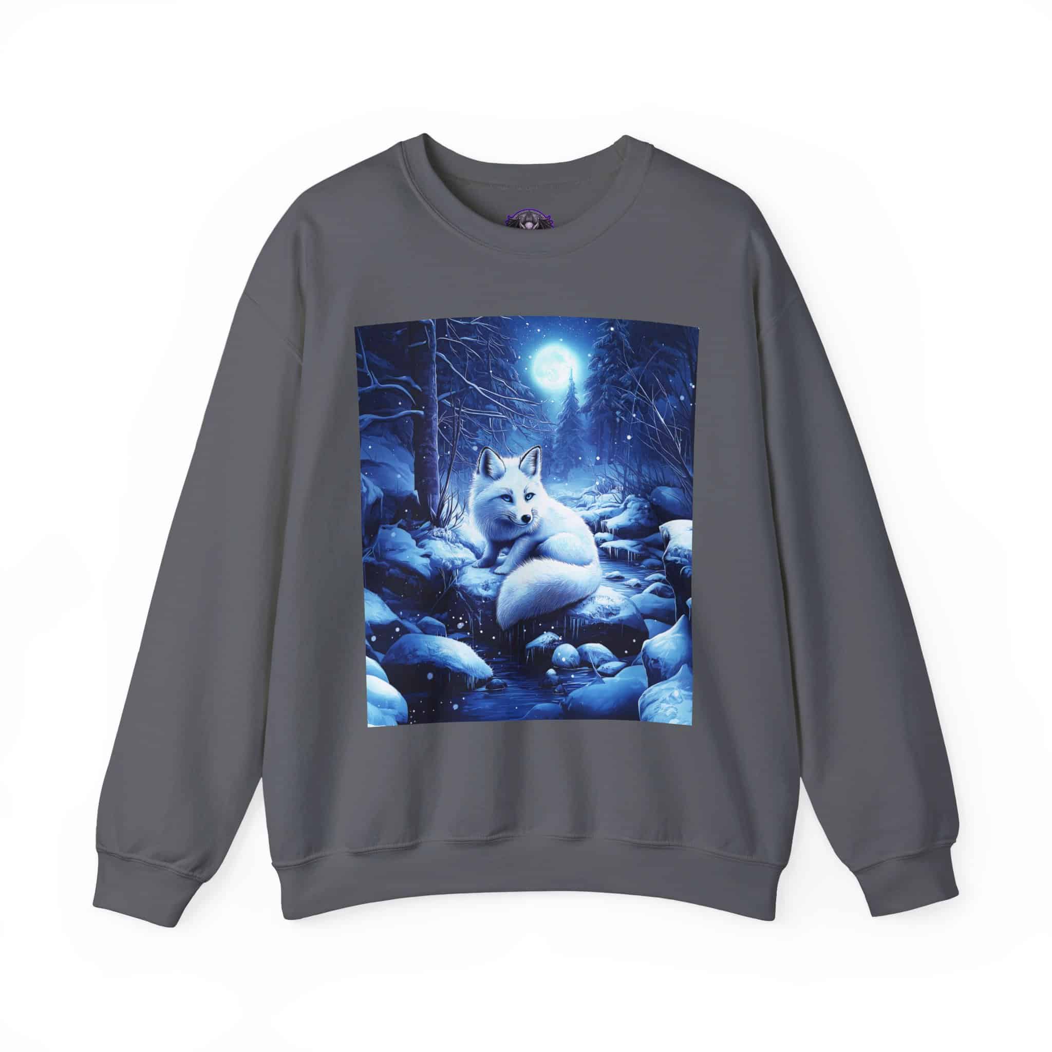 Arctic Fox by Wyldesigns Unisex Heavy Blend™ Crewneck Sweatshirt - Image 19