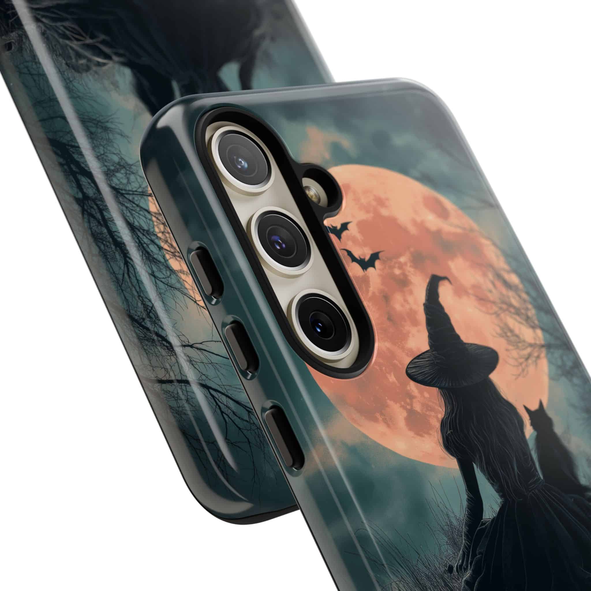 Witch With Black Cat By Moonlight #MJ-W004 Samsung S21, S22, S23, S24 Plus & Ultra Tough Cases - Image 38