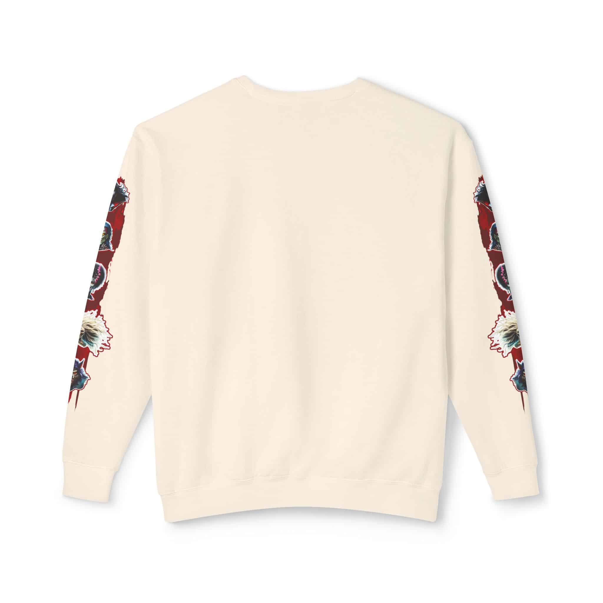 Monster Mosh 2024 Tour Drac on Guitar MM-D001 Deluxe Unisex Lightweight Crewneck Sweatshirt - Image 18