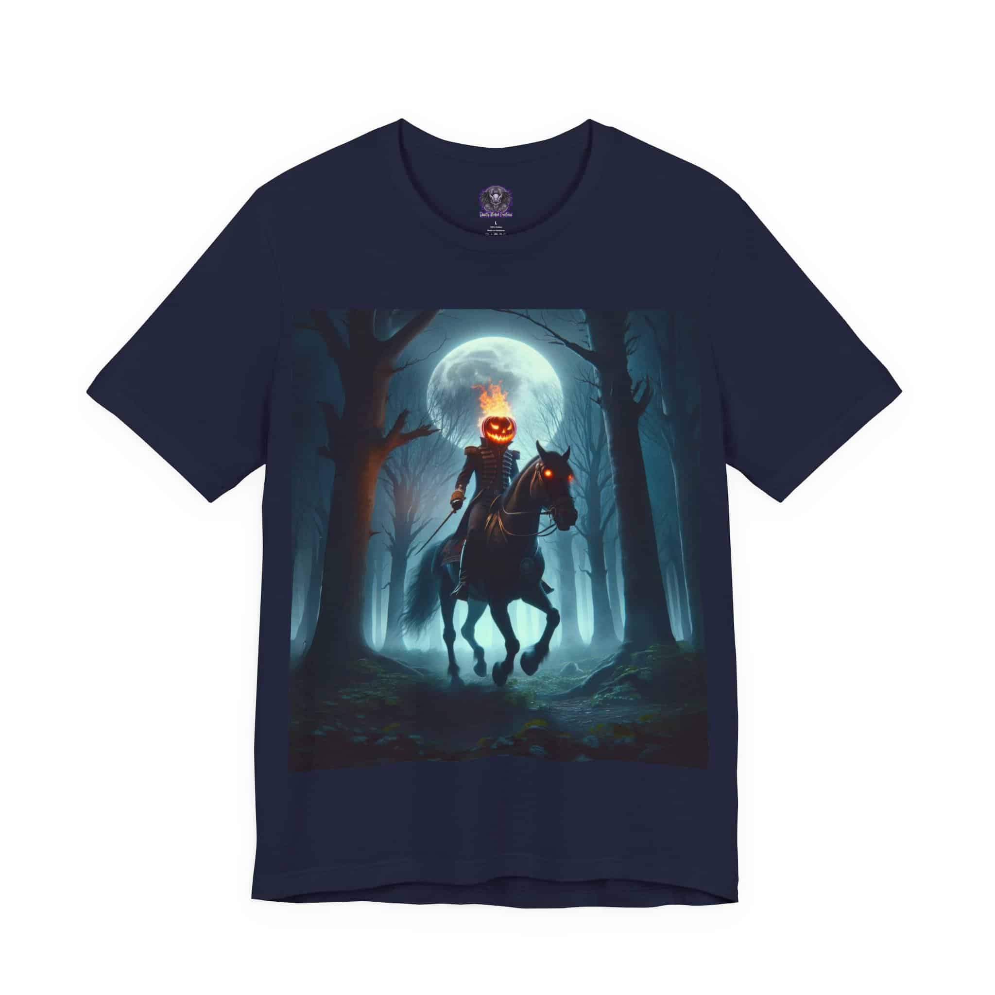 Headless Horseman Of Sleepy Hollow #DZ-003 Unisex Jersey Short Sleeve Tee - Image 13