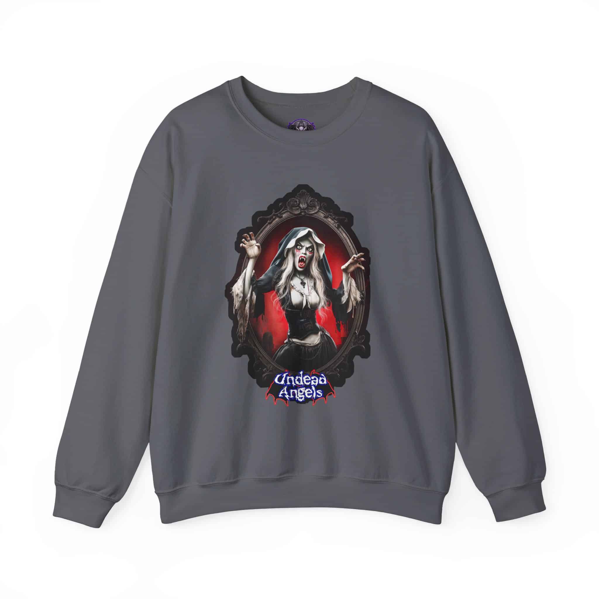 Undead Angels Vampire Pilgrim Chastity Unisex Heavy Blend™ Crewneck Sweatshirt - Image 21