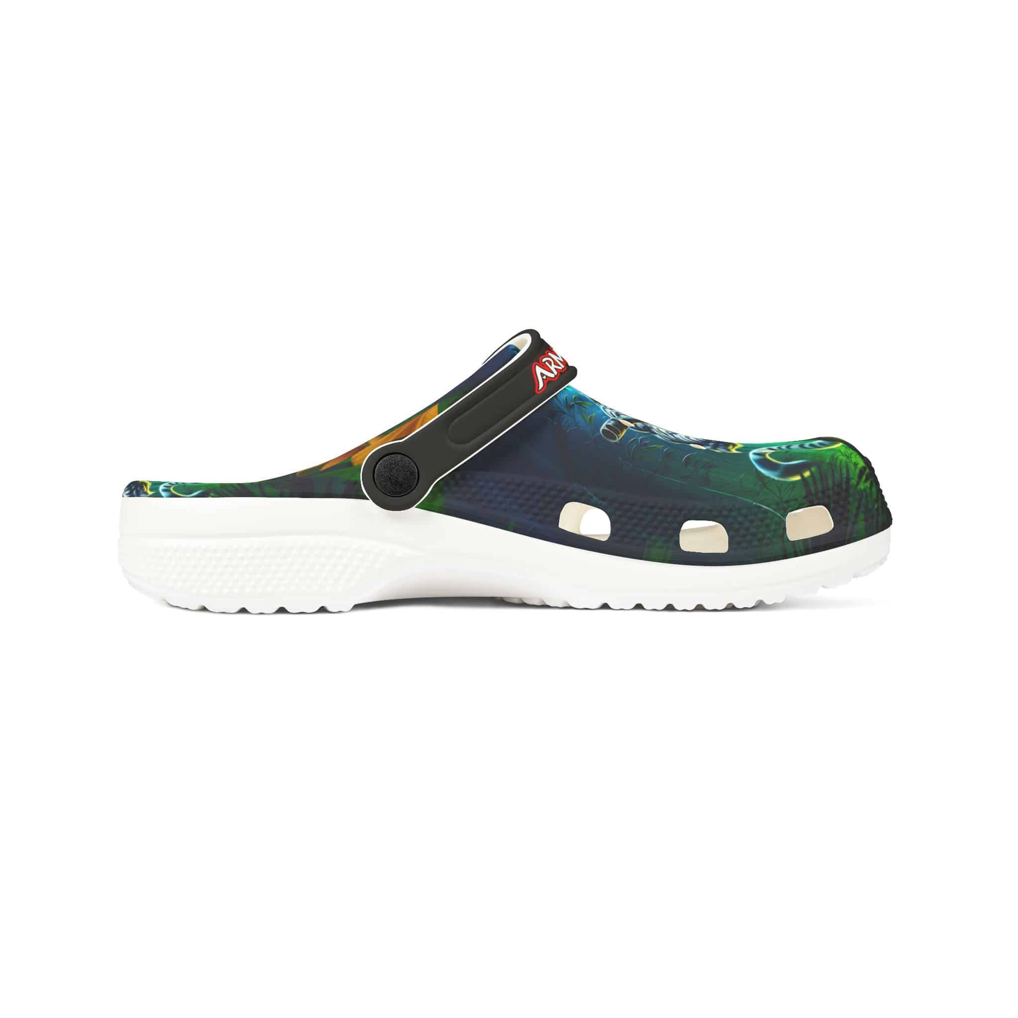 Clog Shoes - Arm The Animals: Commando Tiger #AA-D-WT003 Design - Image 12