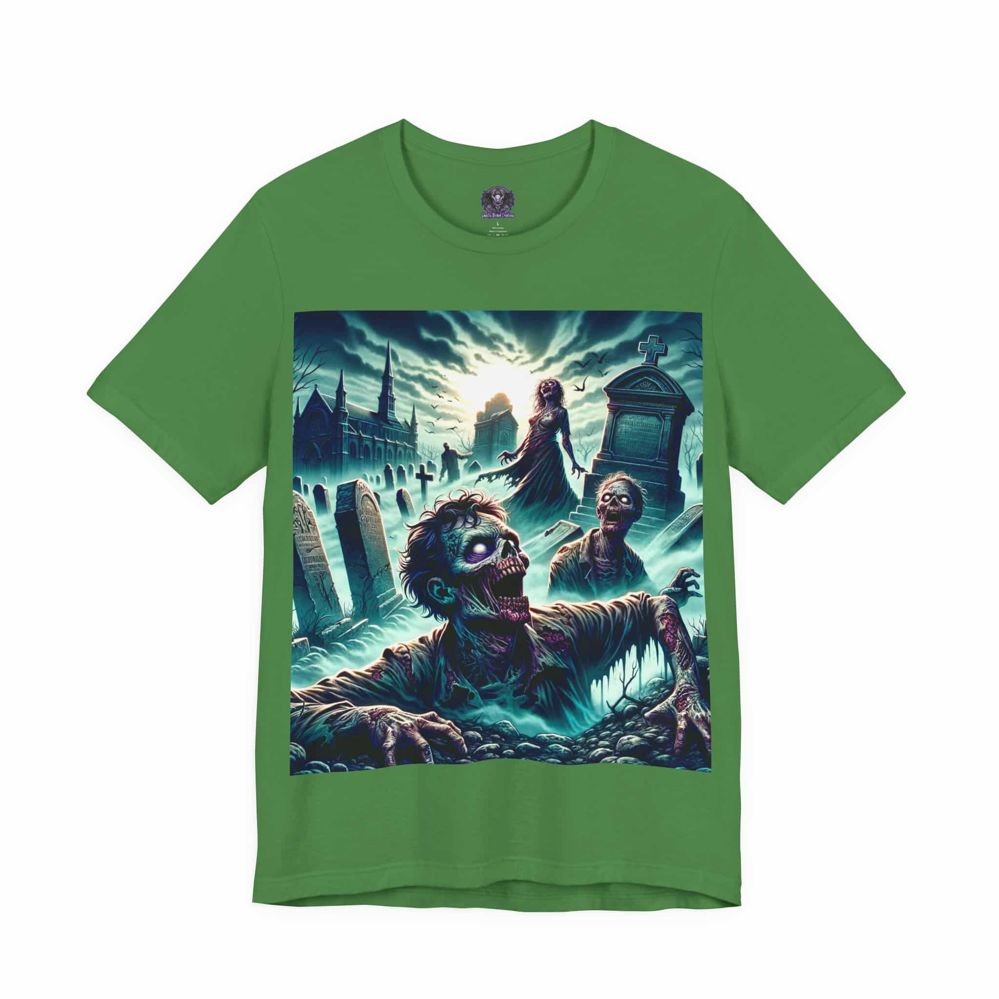 Zombies Emerge #DZ-003 Unisex Jersey Short Sleeve Tee - Image 43