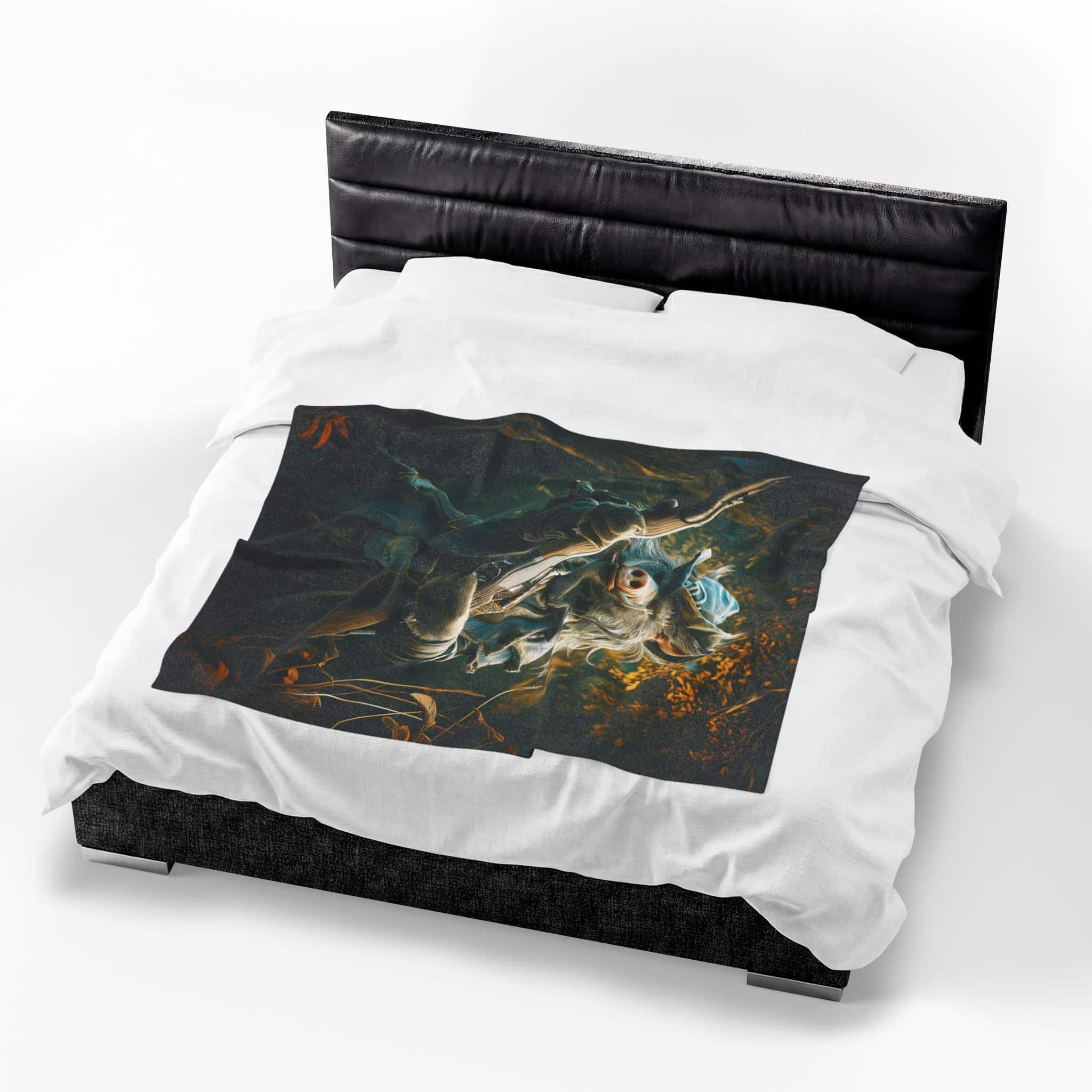 Arm The Animals: Hunter Wild Boar #AA029 Plush Blanket, Cozy Throw for Fall Decor - Image 7