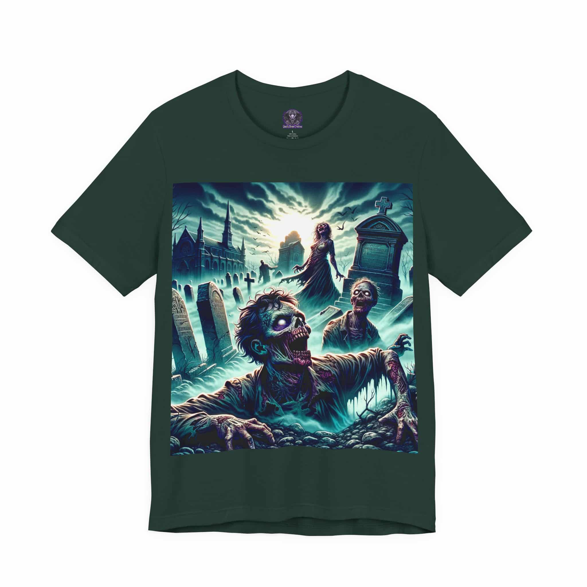 Zombies Emerge #DZ-003 Unisex Jersey Short Sleeve Tee - Image 51