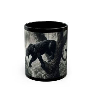 Black Panther WD-D003 By Wyldesigns Black Mug (11oz, 15oz)